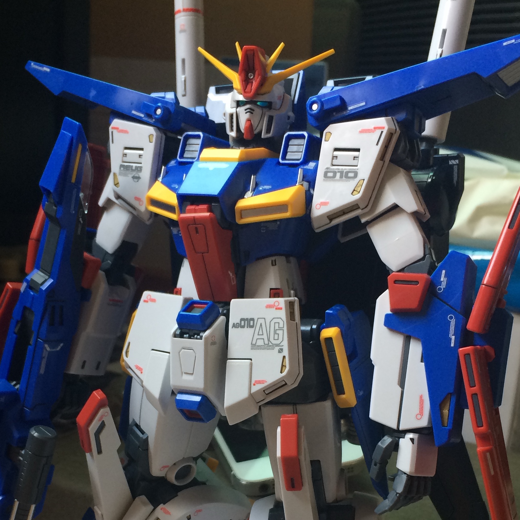 Bandai MG 1/100 ZZ Gundam Ver.Ka 착용 스타일