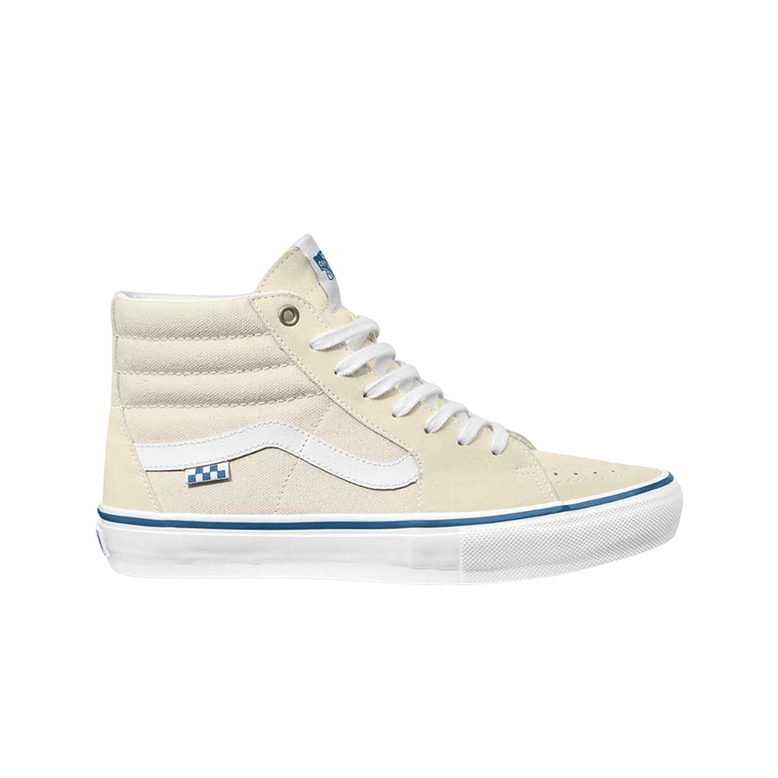 VN0A5FCCACV Vans Raw Canvas Skate Sk8-Hi Classic White