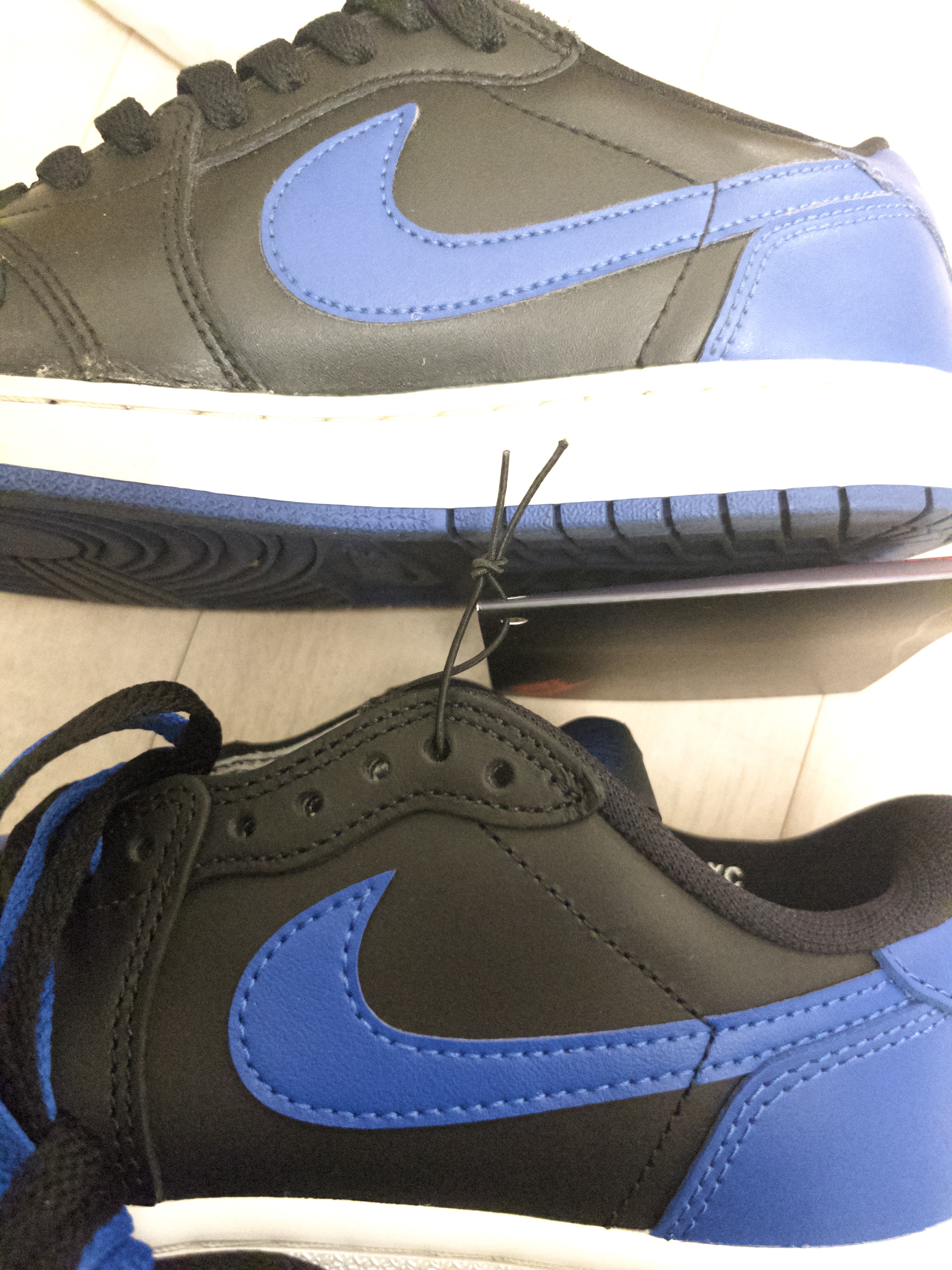 Jordan 1 Low 85 Royal, Jordan 1 Retro Low OG Royal 2015 착용 스타일 - 4