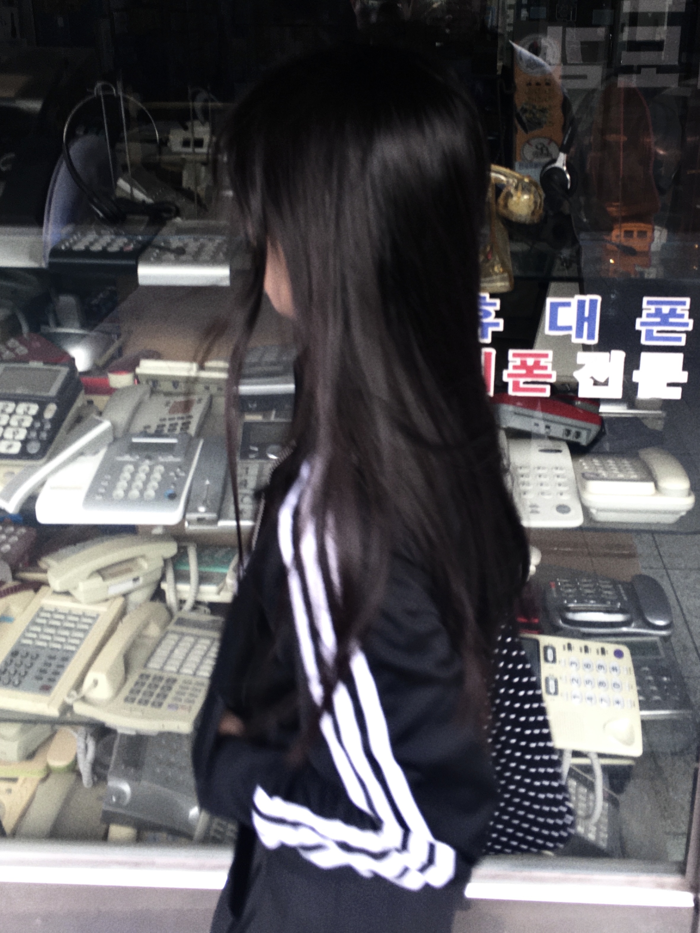 (W) Adidas Adicolor Classics Firebird Primeblue Track Jacket Black - KR Sizing 착용 스타일 - 2