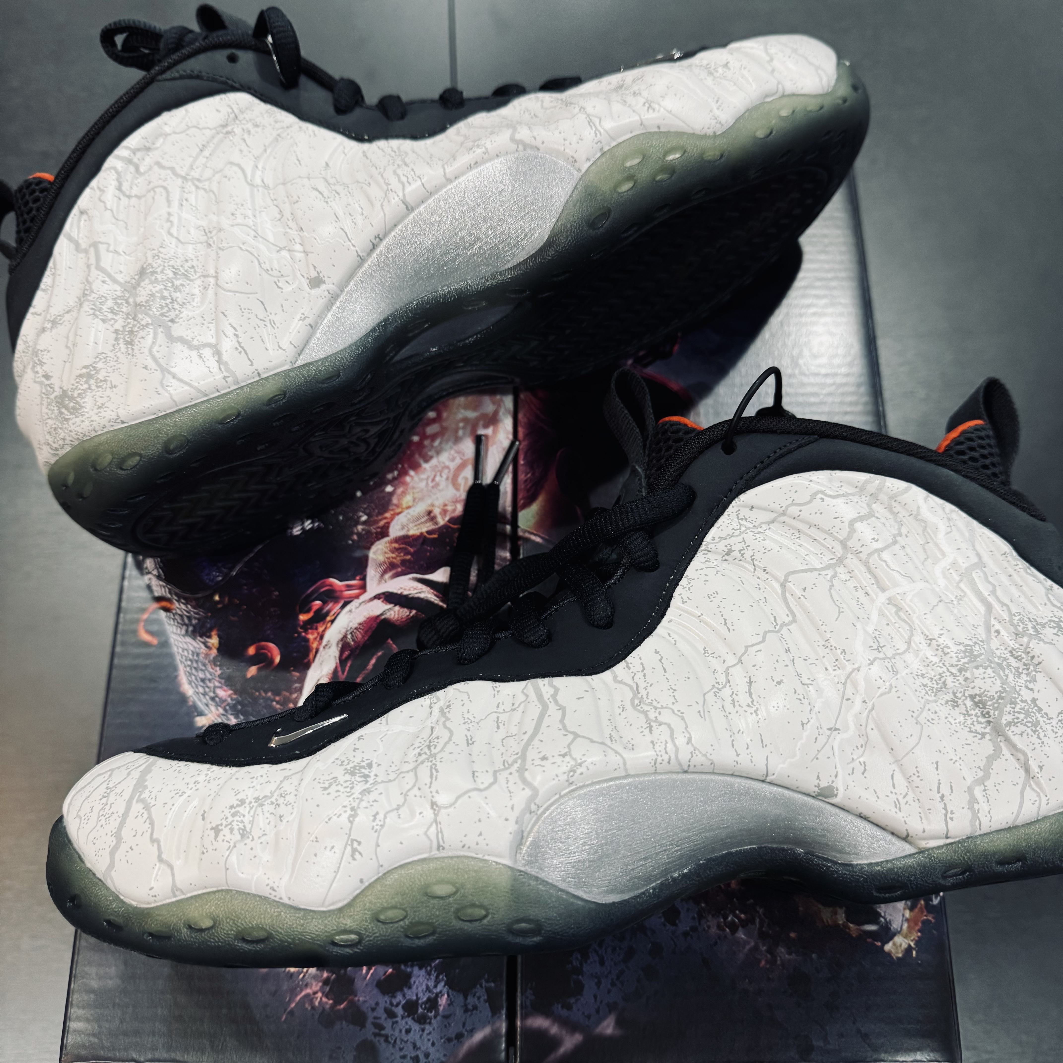 Nike Air Foamposite One Galaxy 착용 스타일 - 3