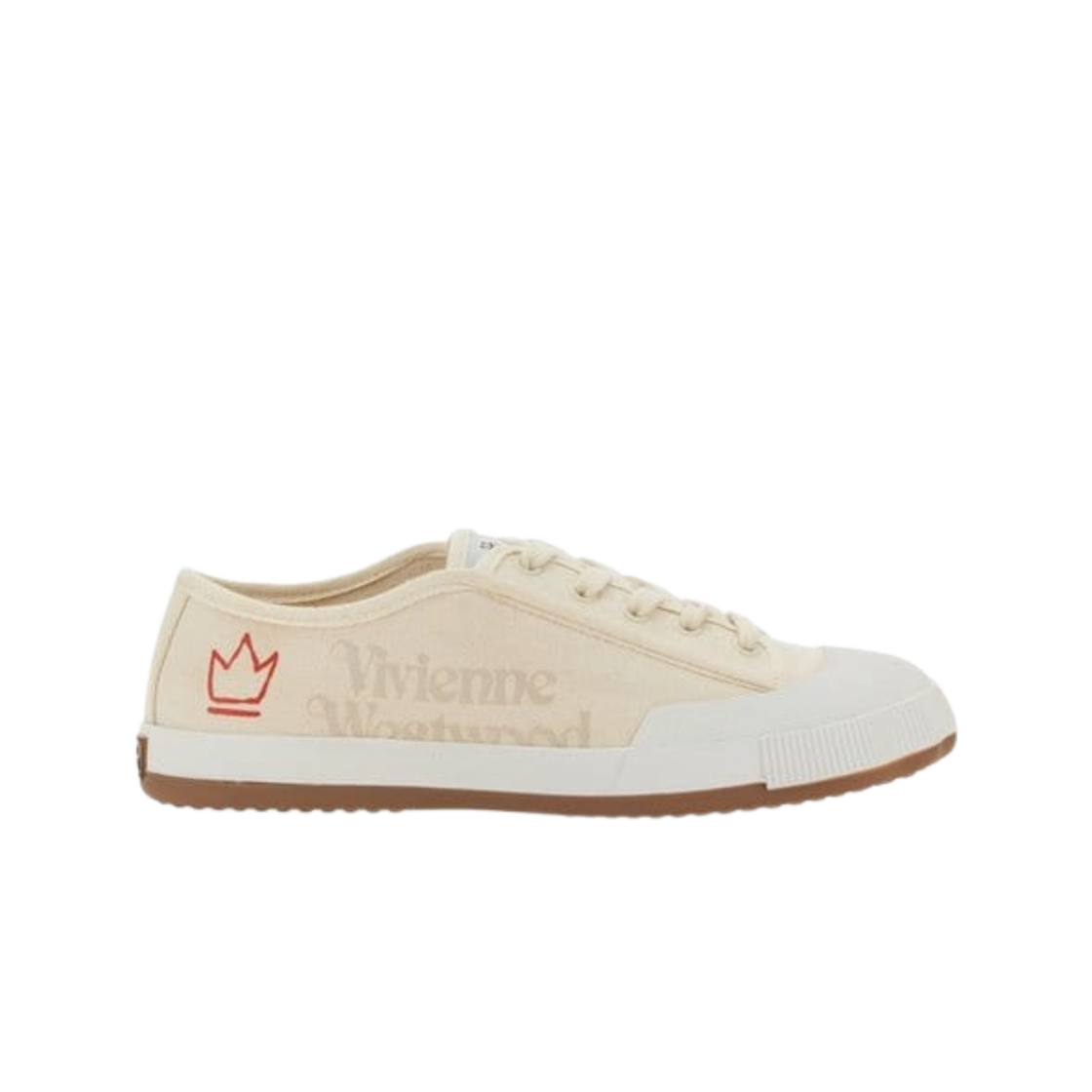 75020057W-W0005-B401 (W) Vivienne Westwood Animal Gym Low Top Natural