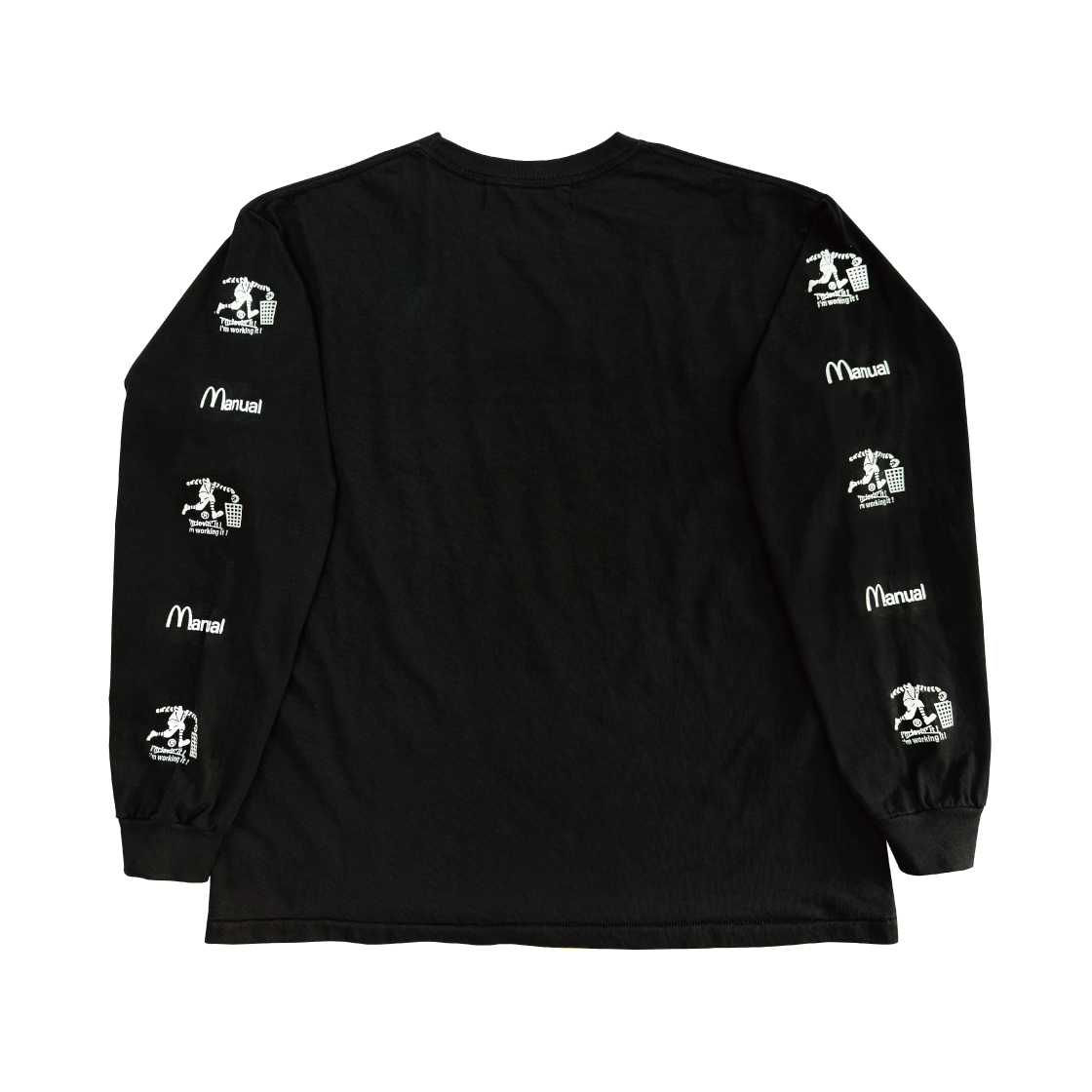 캐주얼 매뉴얼 엠 티셔츠 블랙(Kasual Manual M T-Shirt Black) - 2