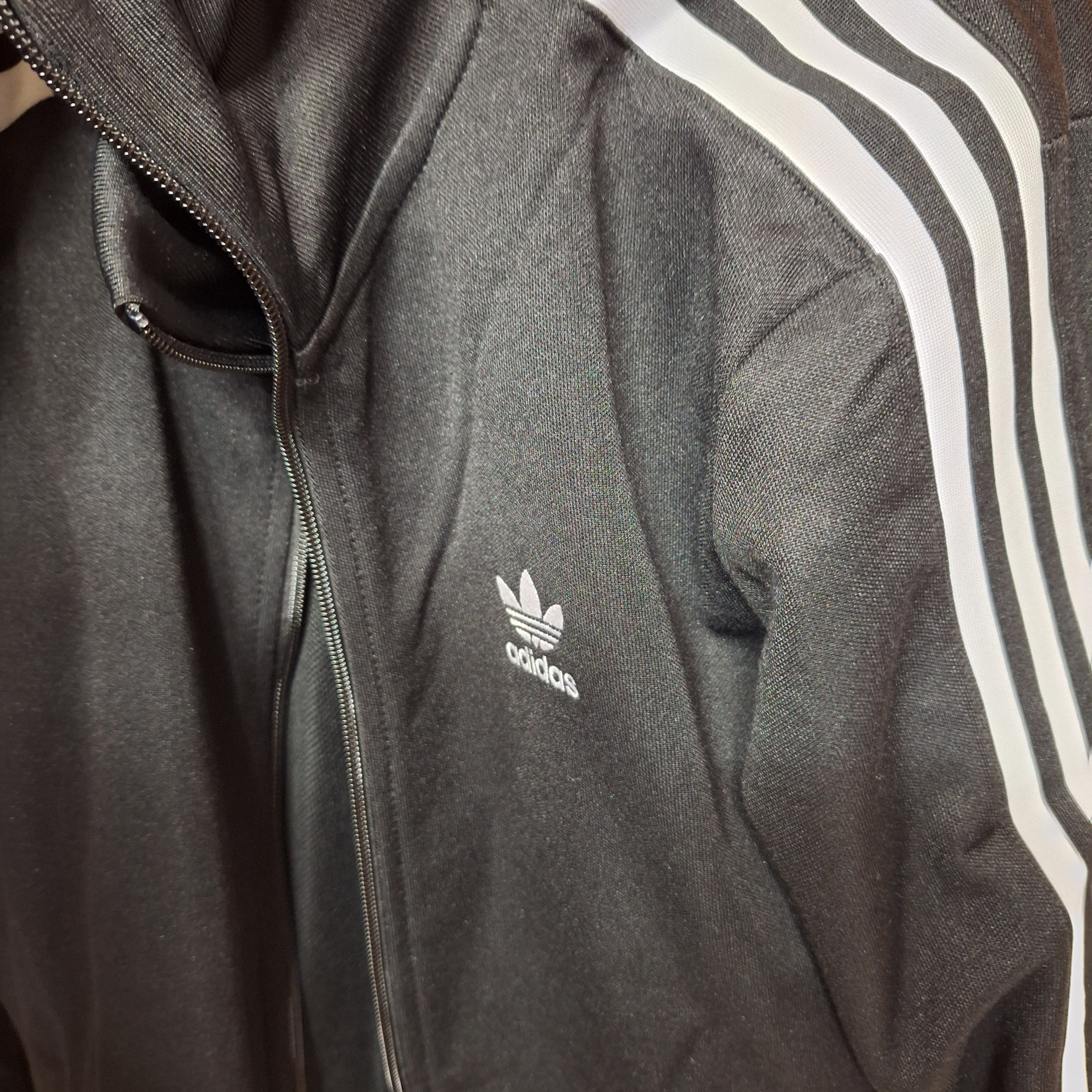 Adidas Adicolor Classic Beckenbauer Track Top Black - KR Sizing 착용 스타일