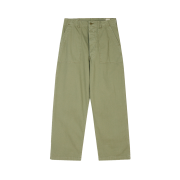 Orslow Herringbone Twill Summer Fatigue Pants Unisex Green - 25SS