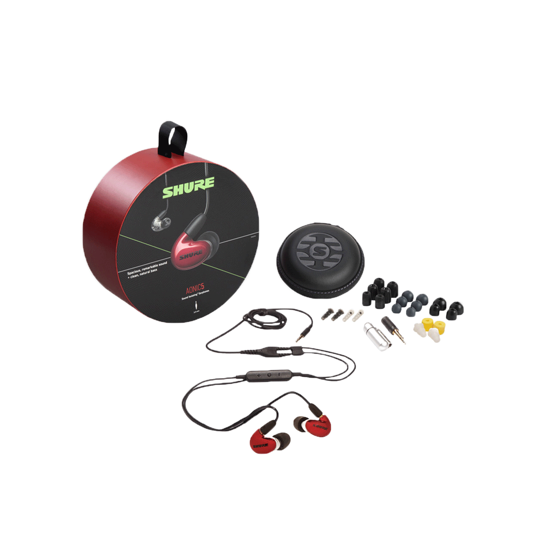 슈어 AONIC 5 레드 (삼아사운드 정식 발매 제품)(Shure AONIC 5 Red (SAMA SOUND Ver.)) - 2