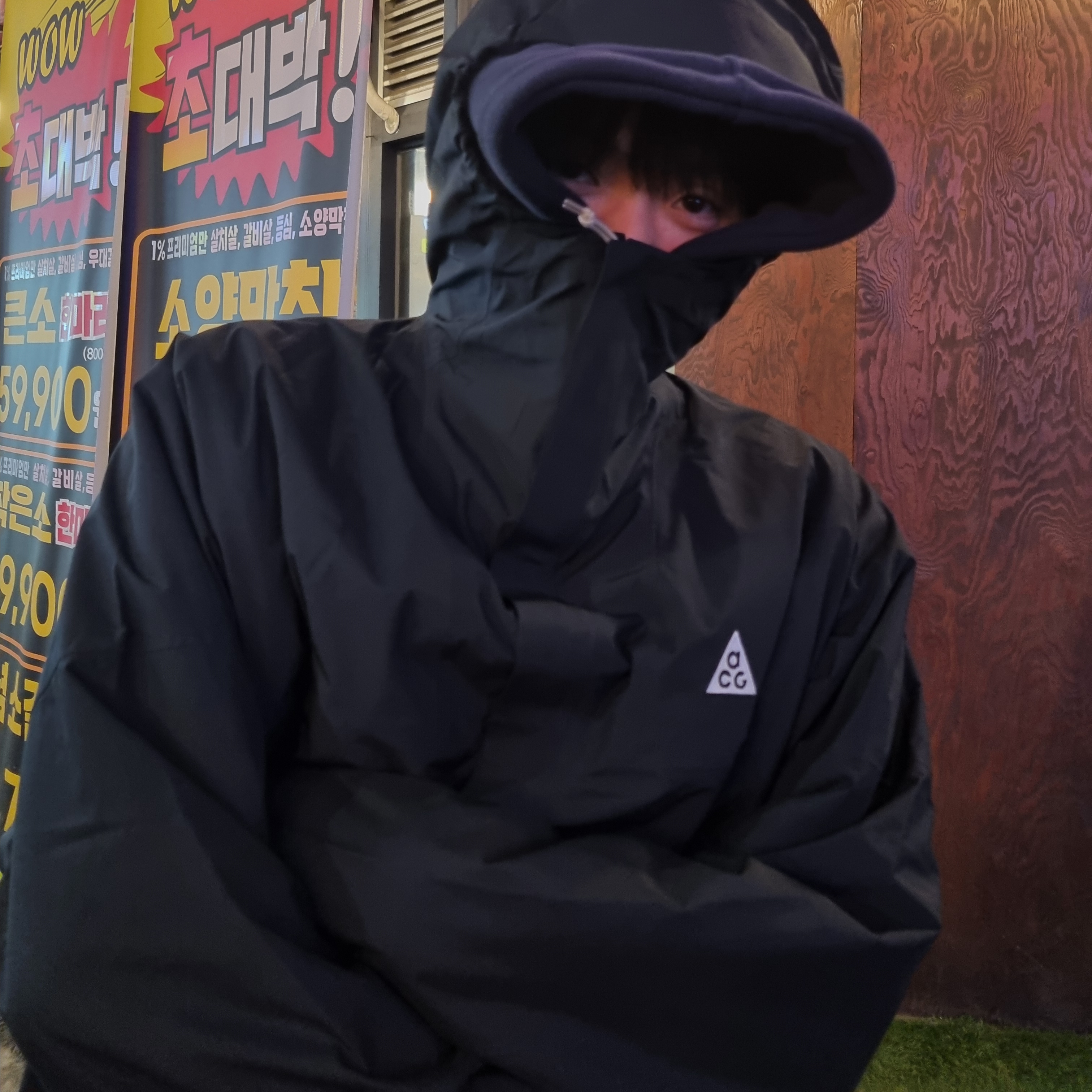 Nike ACG Storm-Fit ADV Cascade Rains Full Zip Jacket Black - Asia 착용 스타일 - 2