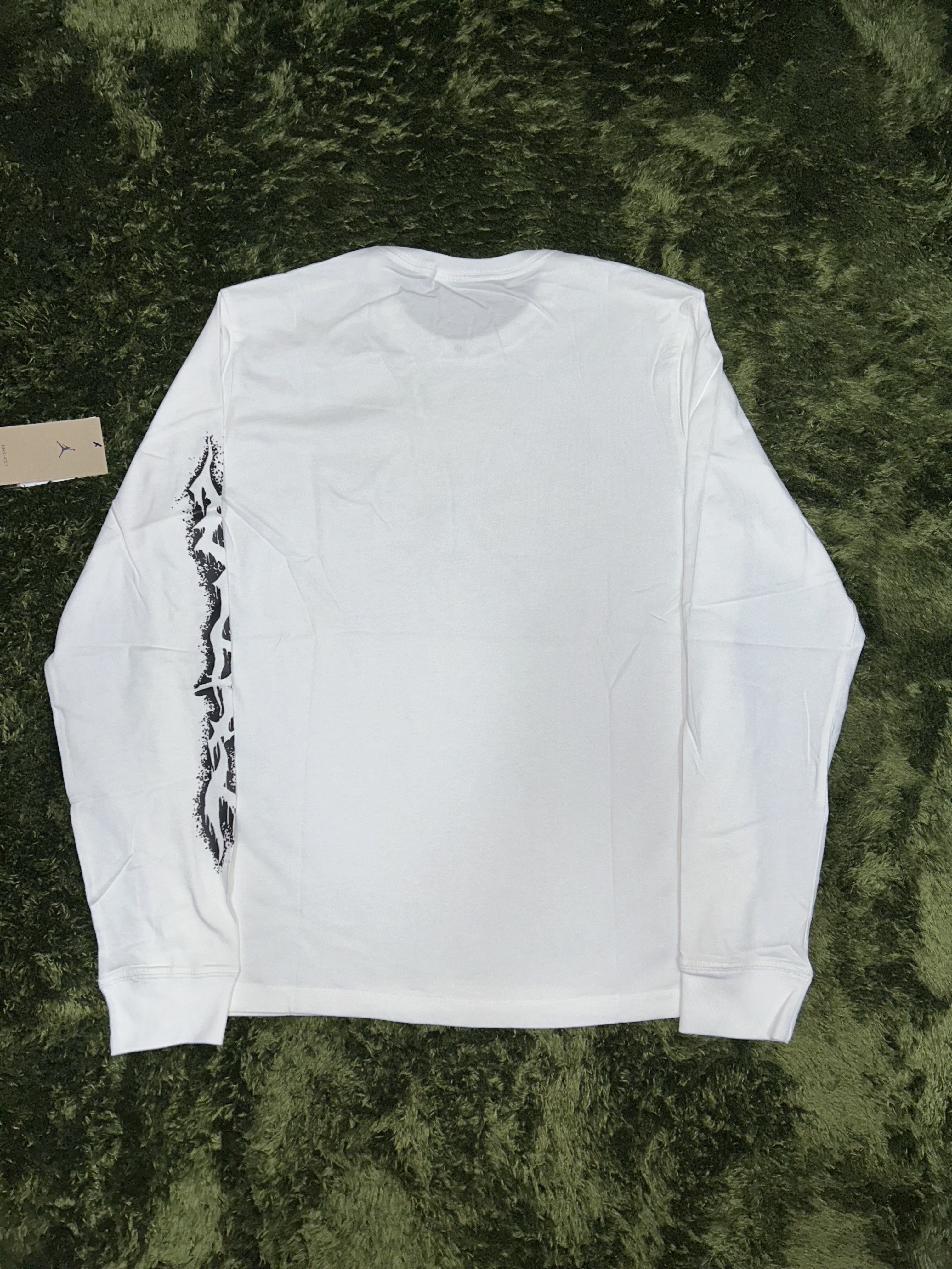 Jordan Dri-FIT Sport Graphic Long-Sleeve T-Shirt White - Asia 착용 스타일 - 5
