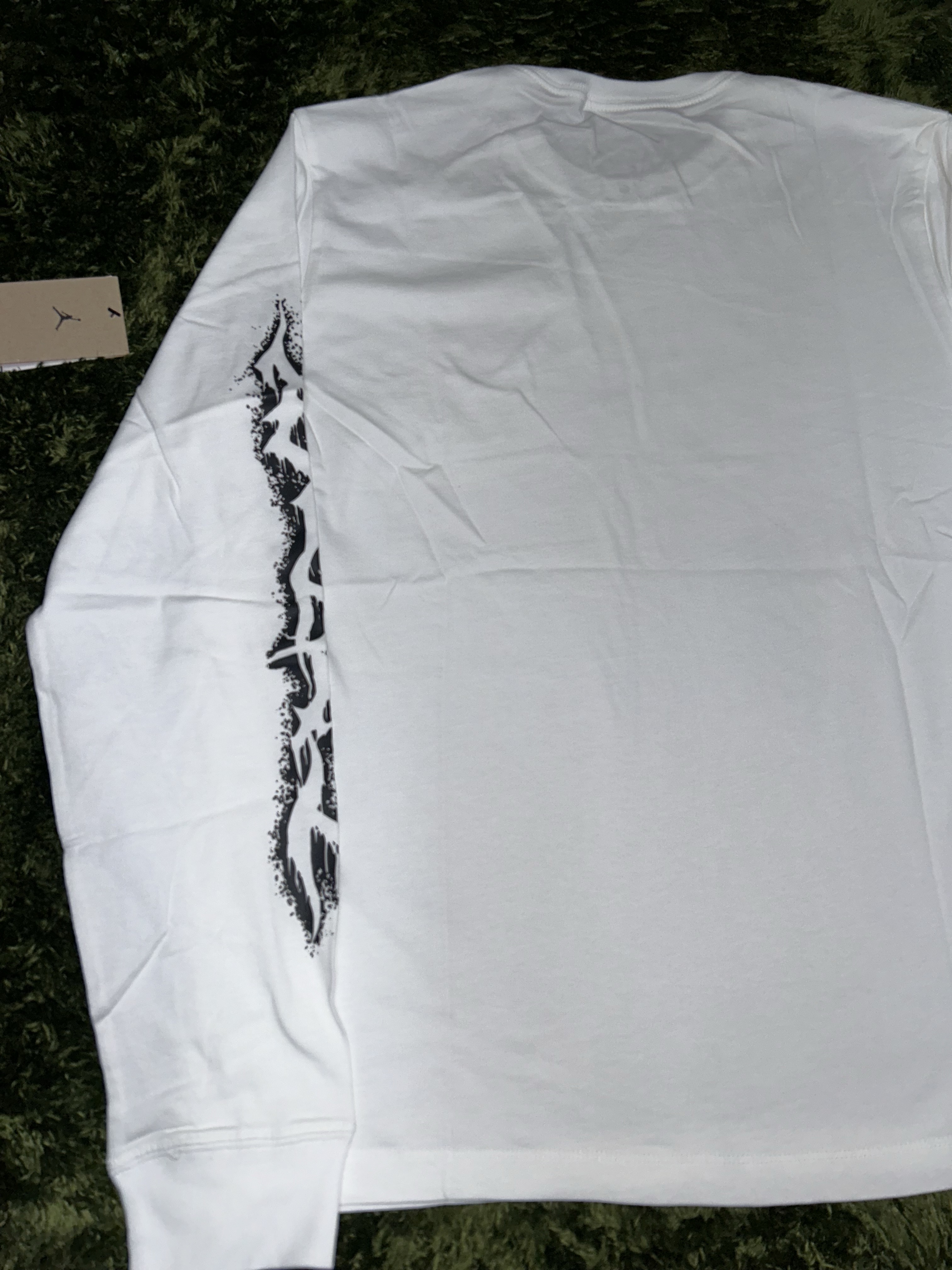Jordan Dri-FIT Sport Graphic Long-Sleeve T-Shirt White - Asia 착용 스타일 - 6