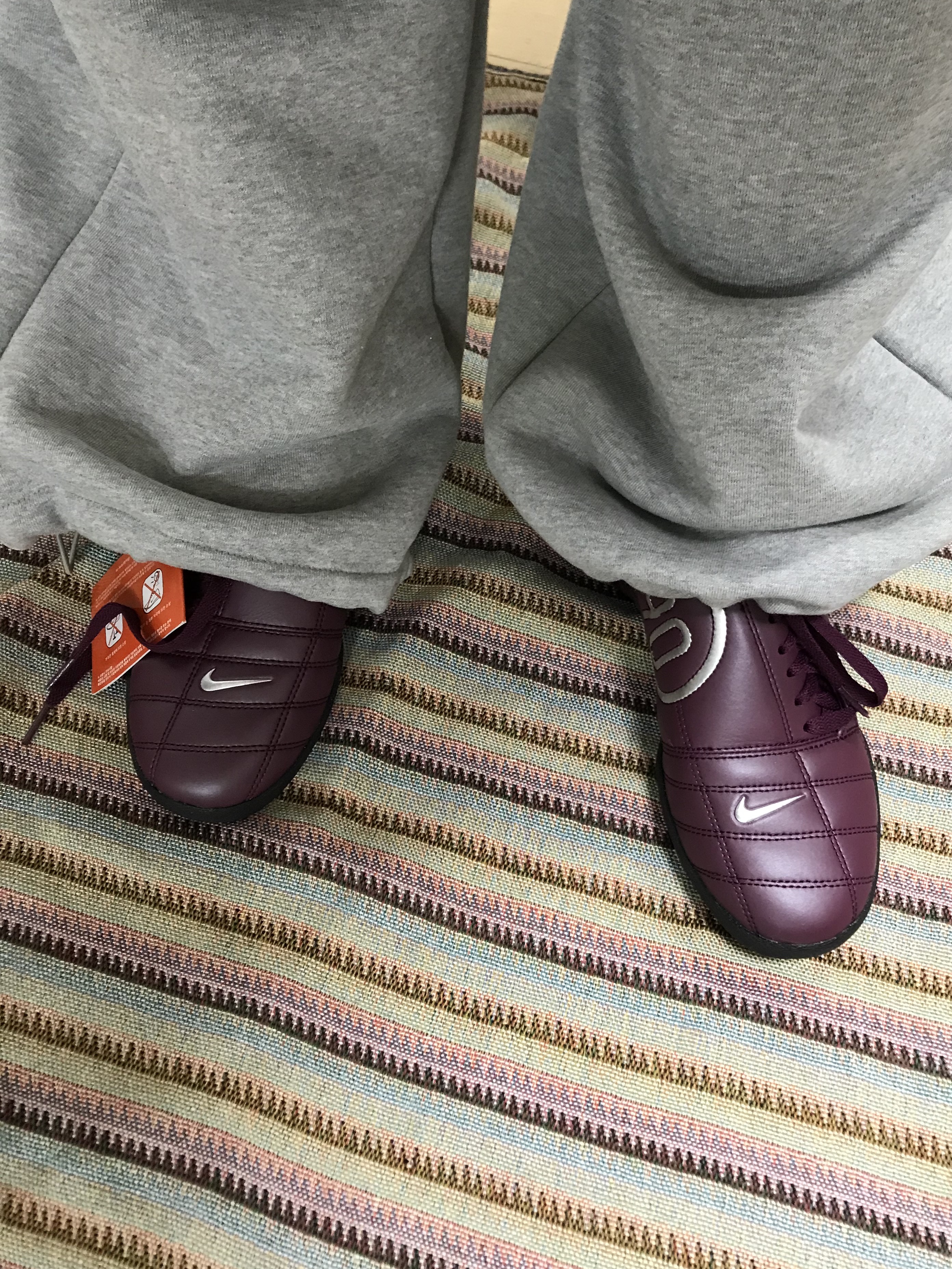 Nike Total 90 III SP Bordeaux and Metallic Silver 착용 스타일 - 2