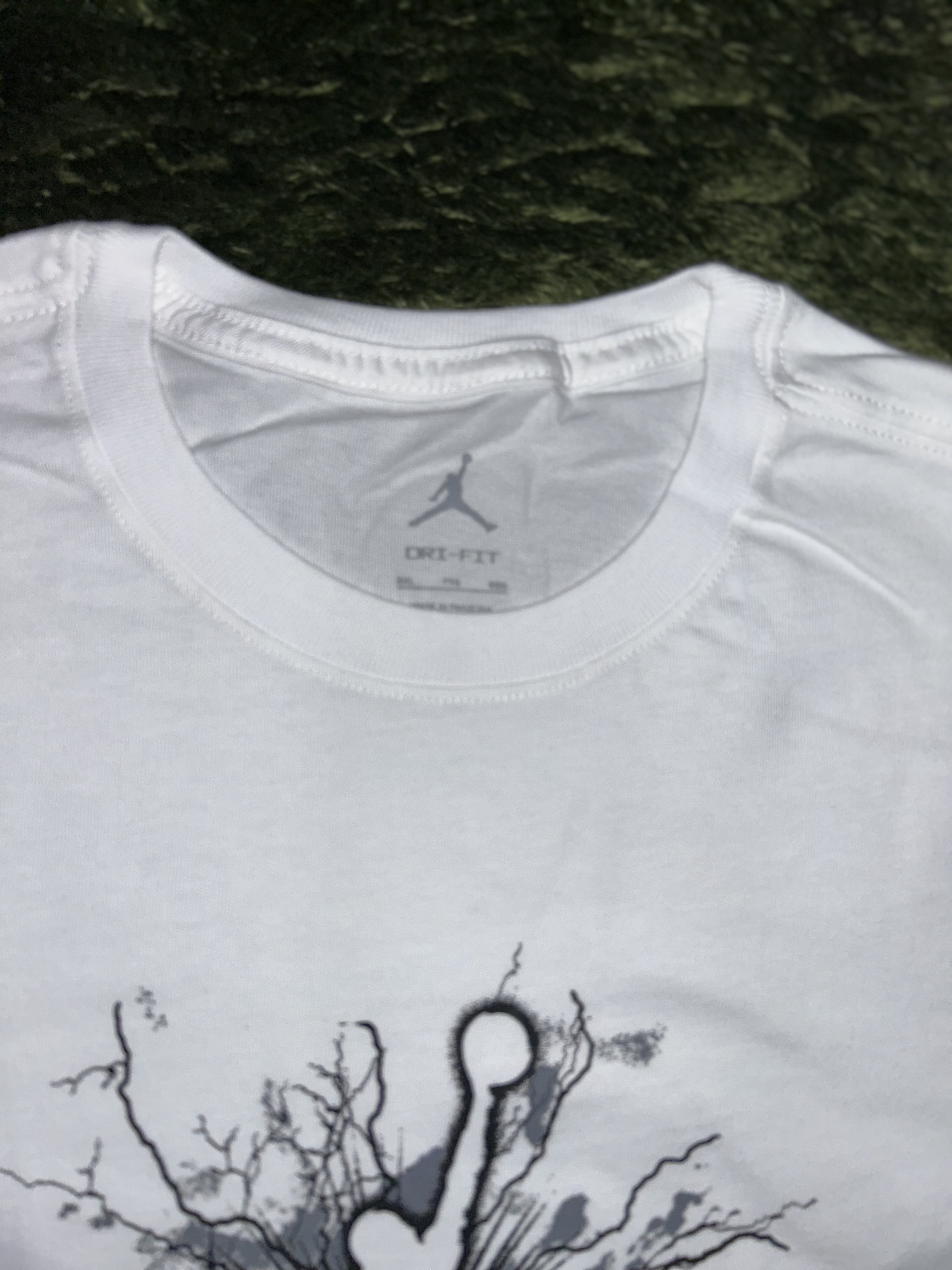 Jordan Dri-FIT Sport Graphic Long-Sleeve T-Shirt White - Asia 착용 스타일 - 4