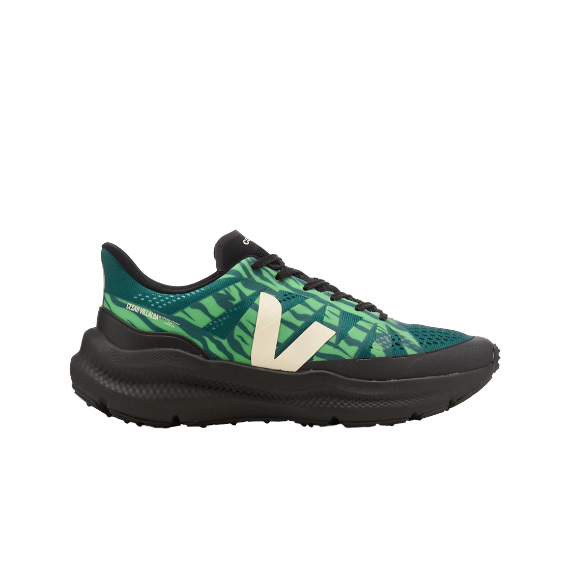 베자 x 세사르 비얄바 콘도르 3 어드밴스드 그린 블랙(Veja x Cesar Villalba Condor 3 Advanced Green Black)