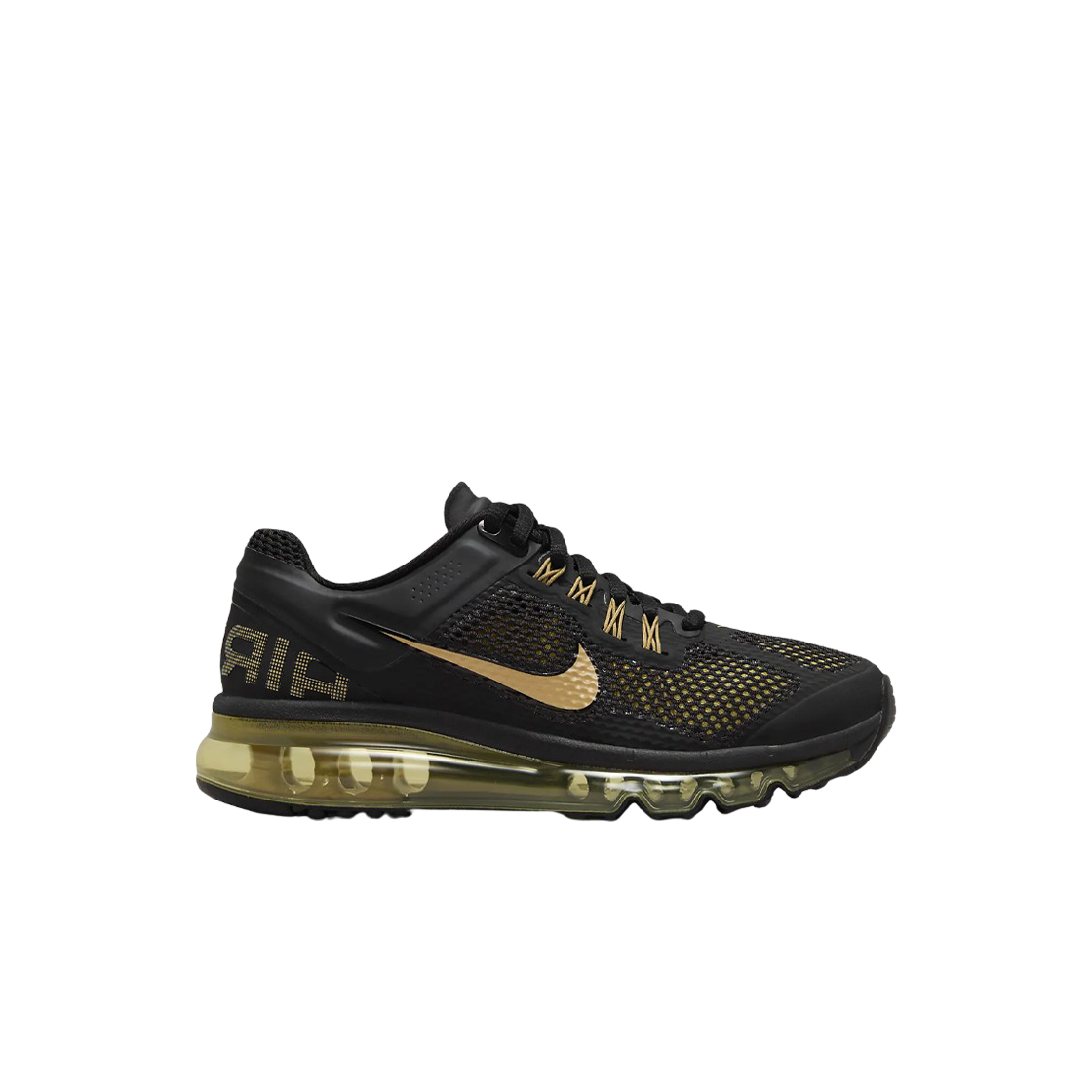 (GS) 나이키 에어맥스 2013 블랙 인피니트 골드((GS) Nike Air Max 2013 Black Infinite Gold)