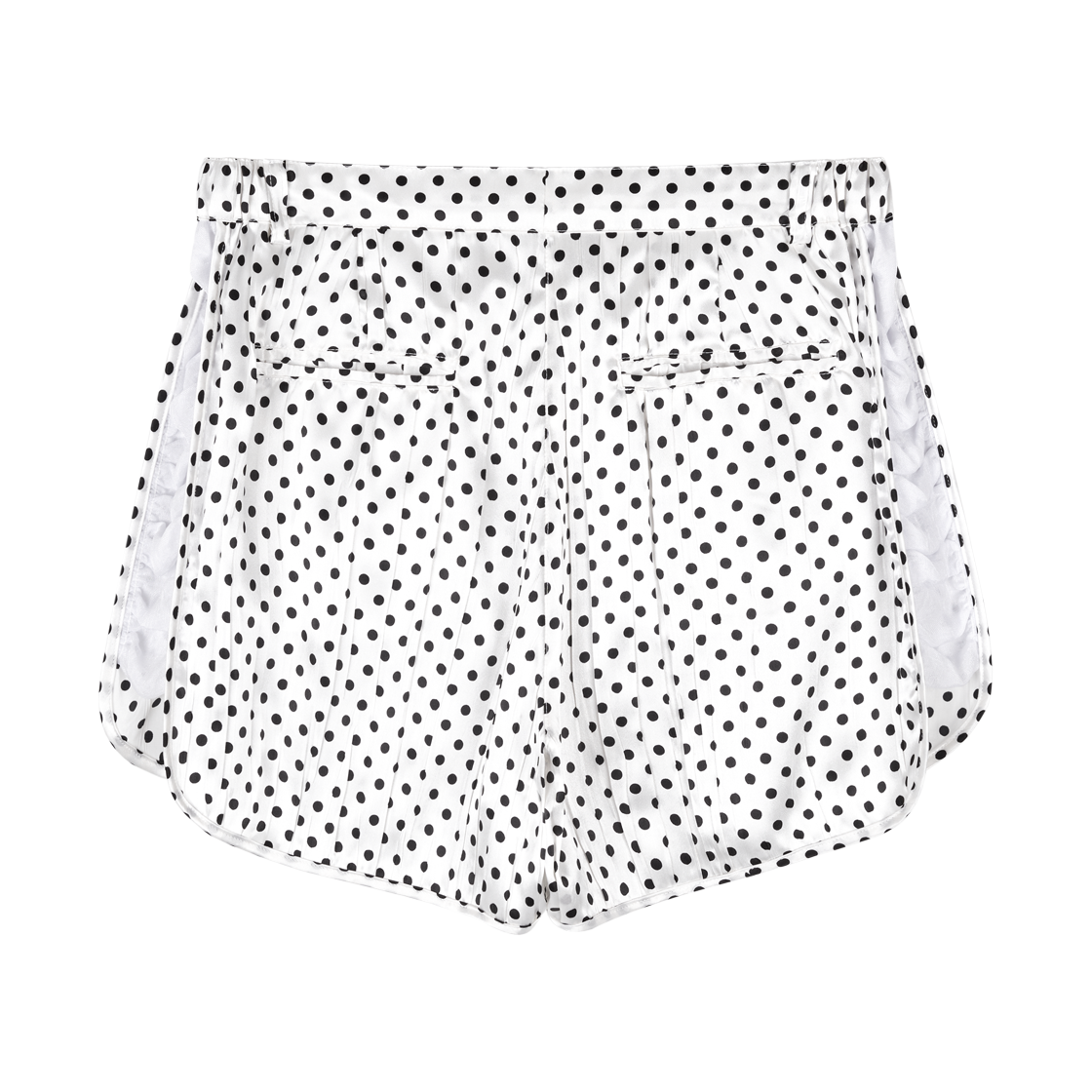 김미더영 실키 도트 셔링 쇼츠  화이트(GIMMETHEYOUNG G_silky Dot Shirring Shorts  White) - 2