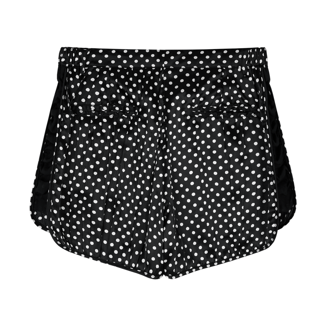 김미더영 실키 도트 셔링 쇼츠  블랙(GIMMETHEYOUNG G_silky Dot Shirring Shorts  Black) - 2