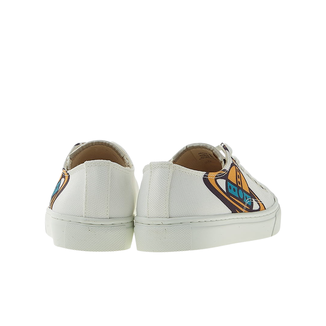 (W) 비비안 웨스트우드 플림솔 로우탑 스니커즈 화이트((W) Vivienne Westwood Plimsoll Low Top Sneakers White) - 3