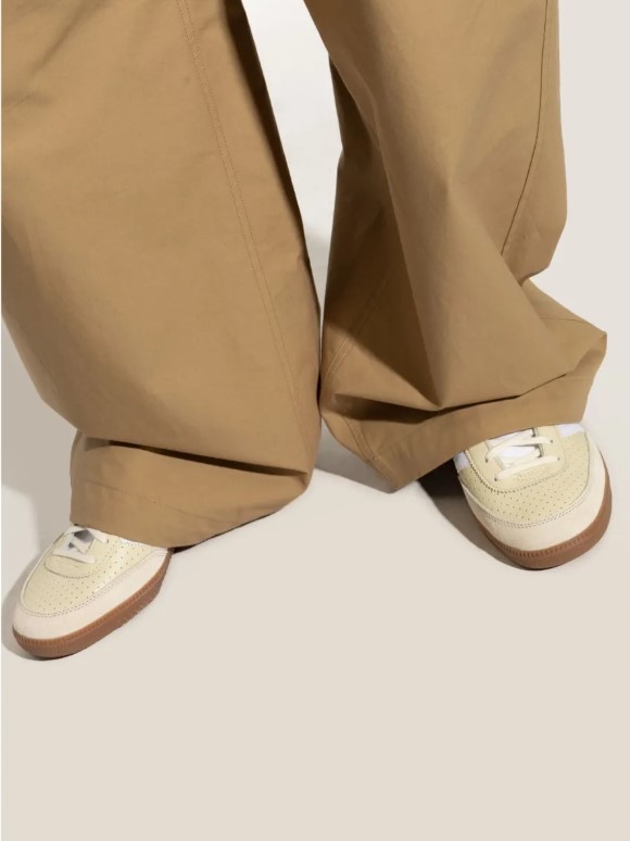 Adidas x C.P. Company Wimberly Spezial Sand Cloud White 착용 스타일 - 2