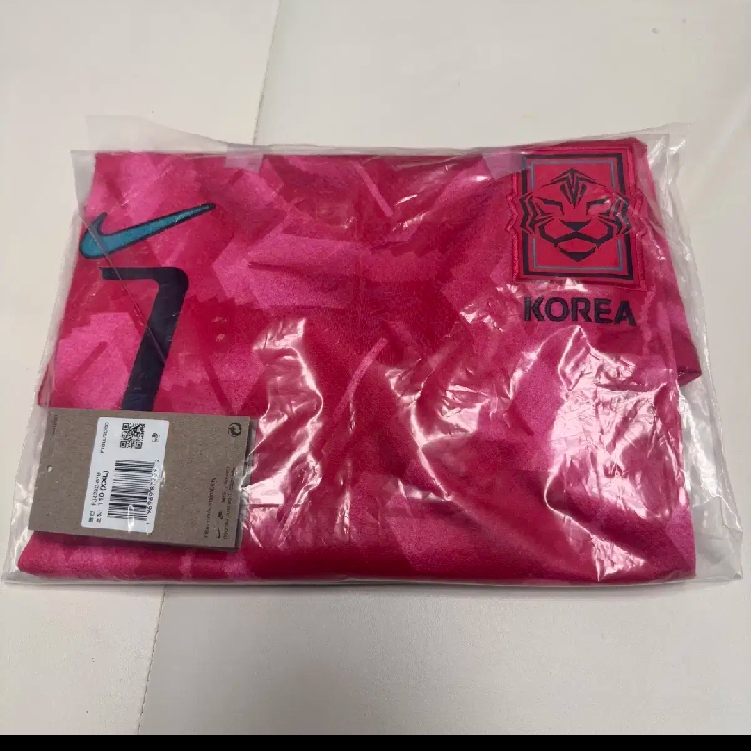 Nike Korea 2023/24 Dri-Fit Stadium Home Replica Jersey Black Global Red - Asia (Non Marking Ver.) 착용 스타일