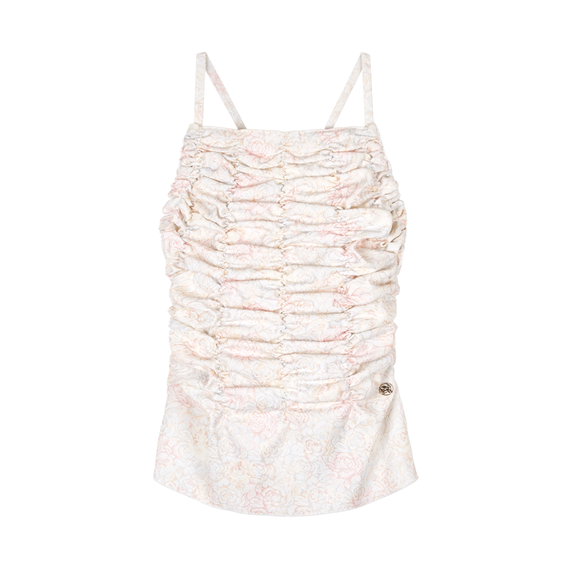 김미더영 플라워 백리스 탑 핑크(GIMMETHEYOUNG G_flower Backless Top Pink)