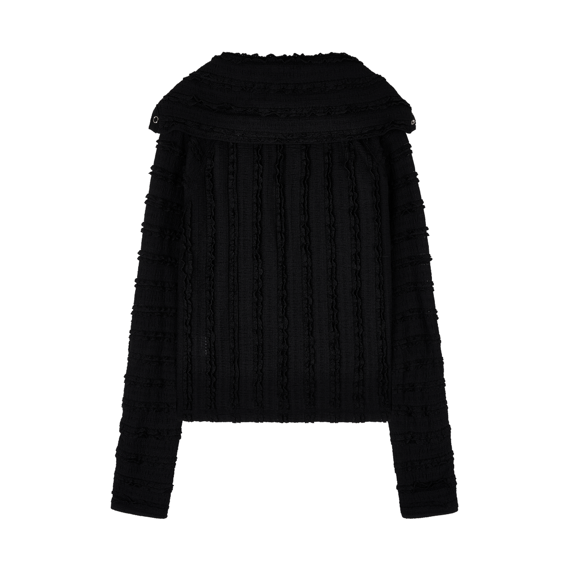 김미더영 레이스 버튼 탑  블랙(GIMMETHEYOUNG G_lace Button Top  Black) - 2