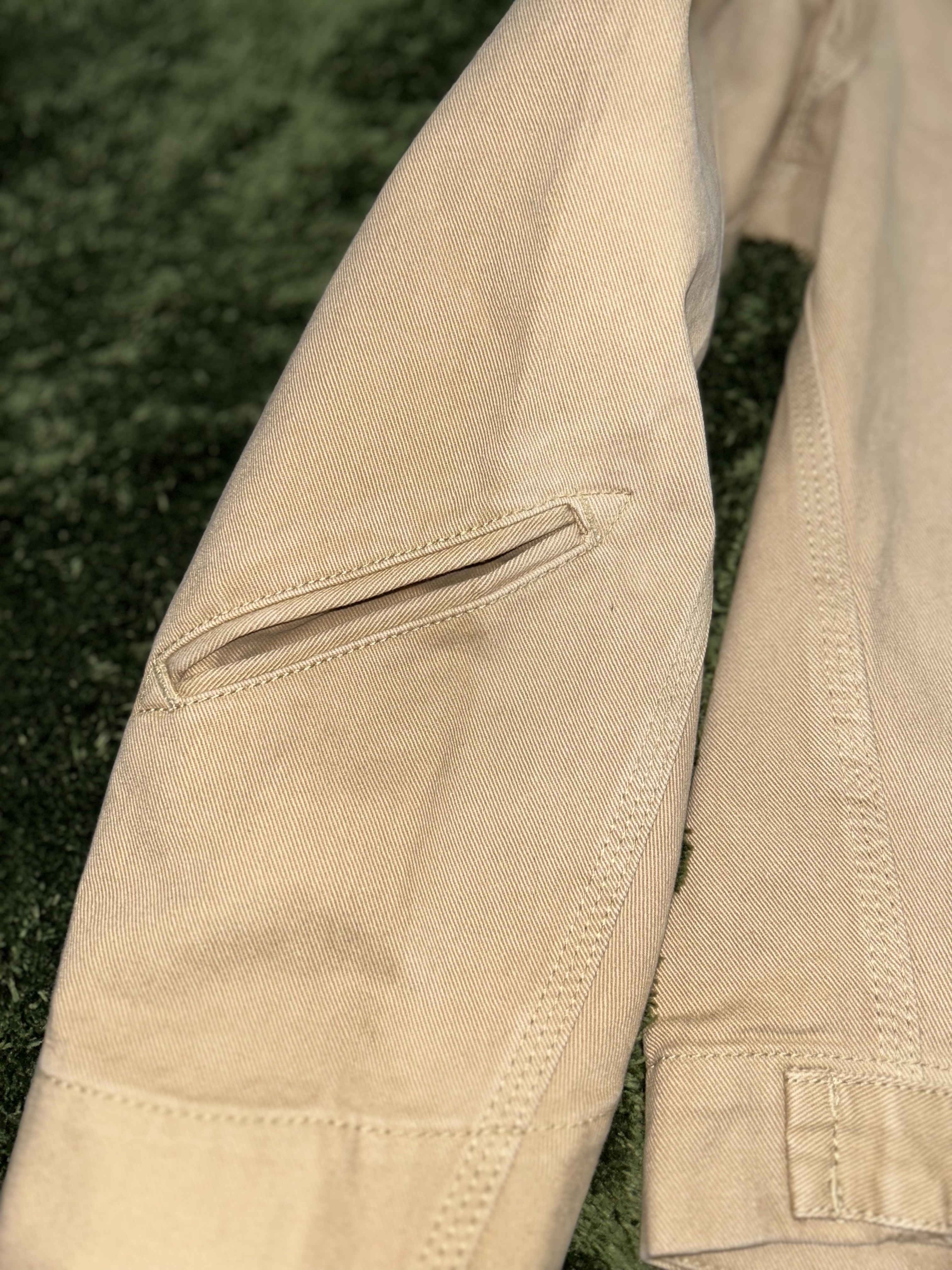 Thisisneverthat x Grateful Dead Lightning Carpenter Jacket Tan 착용 스타일 - 4