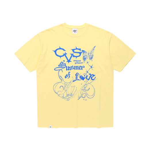 카비시 락 스타 피그먼트 숏슬리브 티셔츠 오렌지 | CAVISH | KREAM