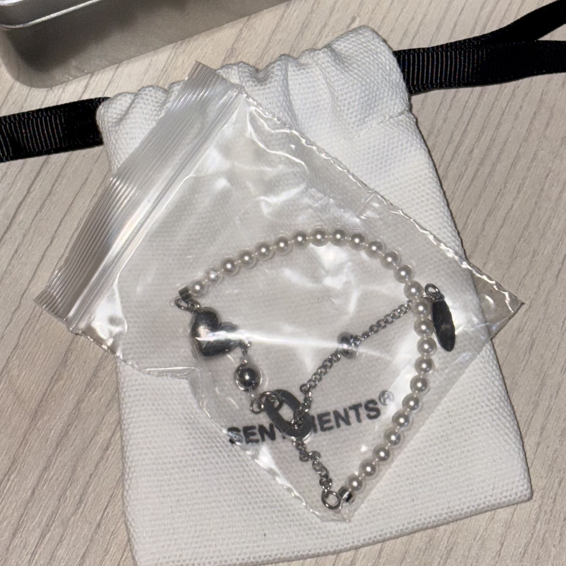 Sentiments No.438 Bracelet Silver 착용 스타일