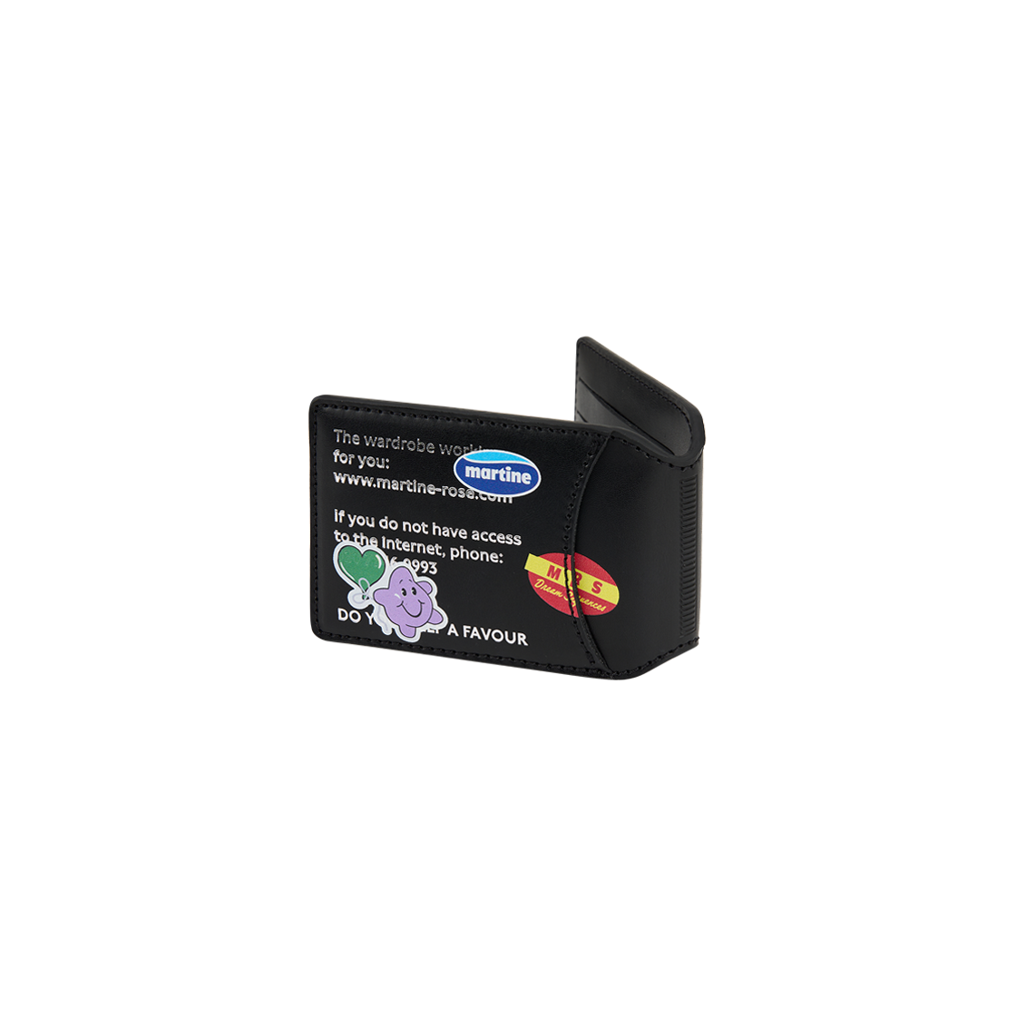 마틴 로즈 오이스터 카드 월렛 블랙 - 25SS(Martine Rose Oyster Card Wallet Black - 25SS) - 4
