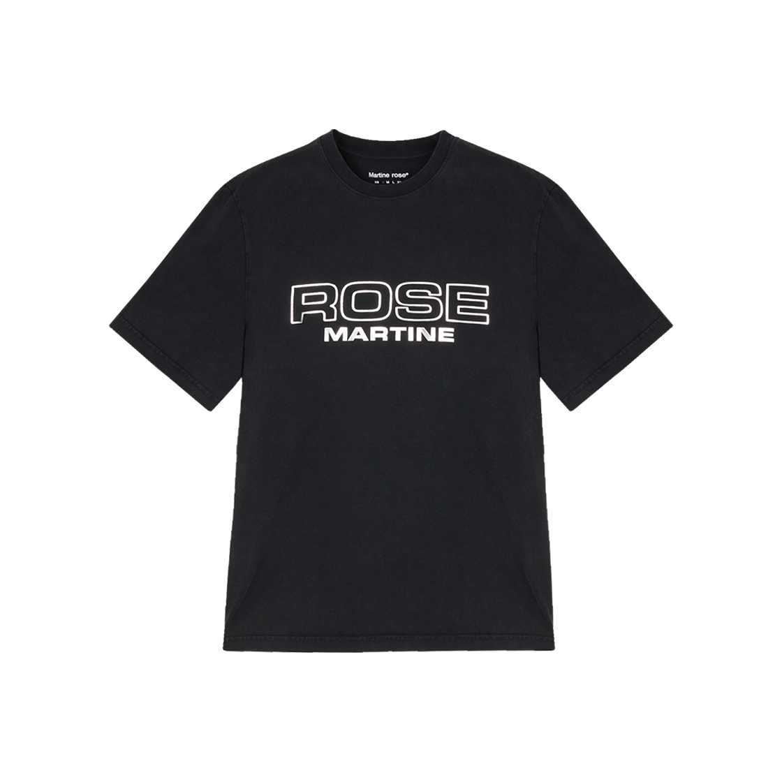 KM5BTSSMR03BK Martine Rose Classic T-Shirt Black - 25SS