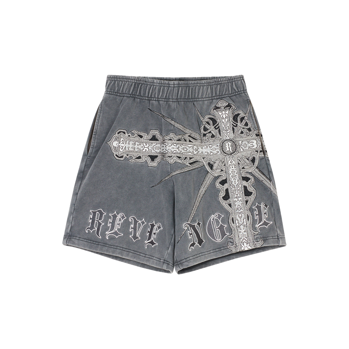 리벤지 스파이크 크로스 쇼츠 그레이 - 25SS(Revenge Spike Cross Shorts Grey - 25SS)