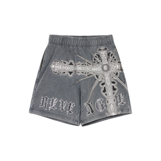 KM5BPASRG07GY Revenge Spike Cross Shorts Grey - 25SS