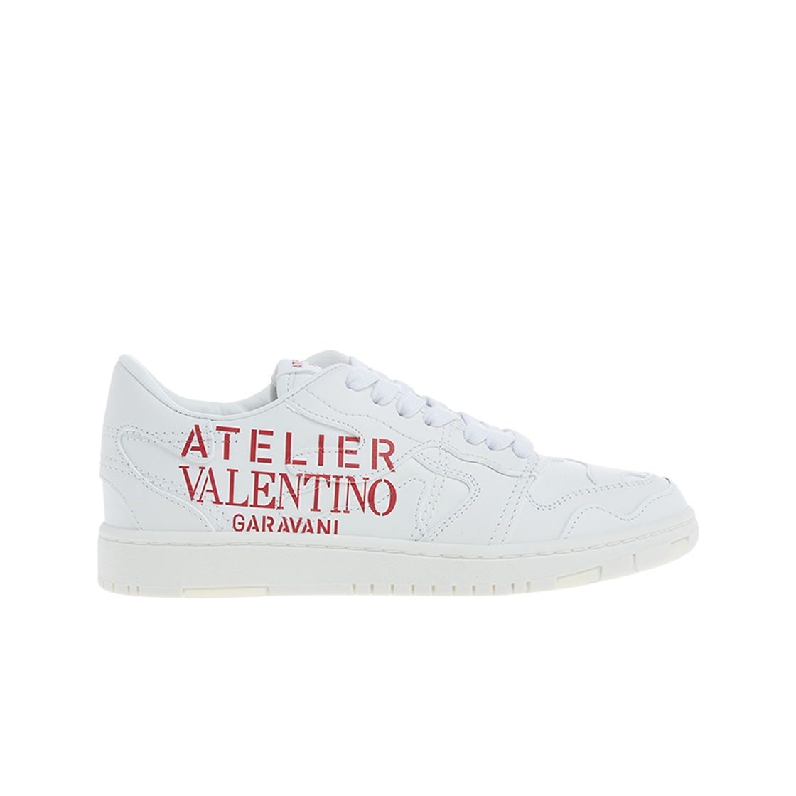 S0CQ6BMH0BO (W) Valentino Atelier Calfskin Sneakers White