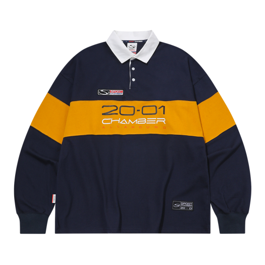 SCBES1LTU02CH Sport Chamber SC 2001 Rugby T-Shirt Navy