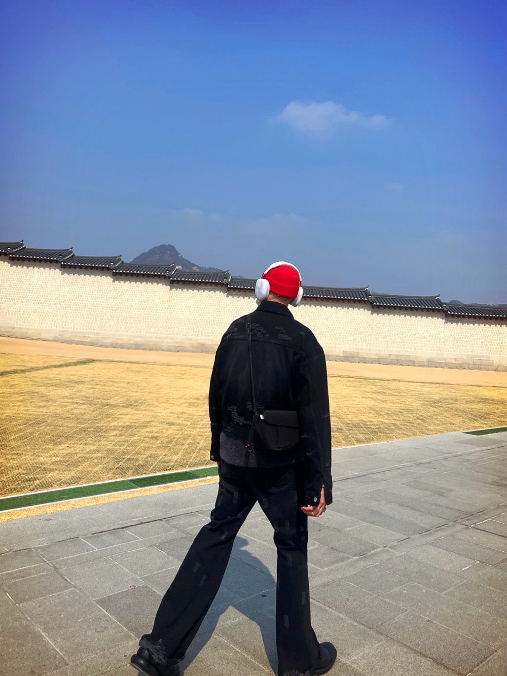 클락스 x 마틴 로즈 옥스포드 1 블랙, 젠틀 몬스터 x 메종 마르지엘라 MM108 레더 블루 블랙 착용 스타일 - 2