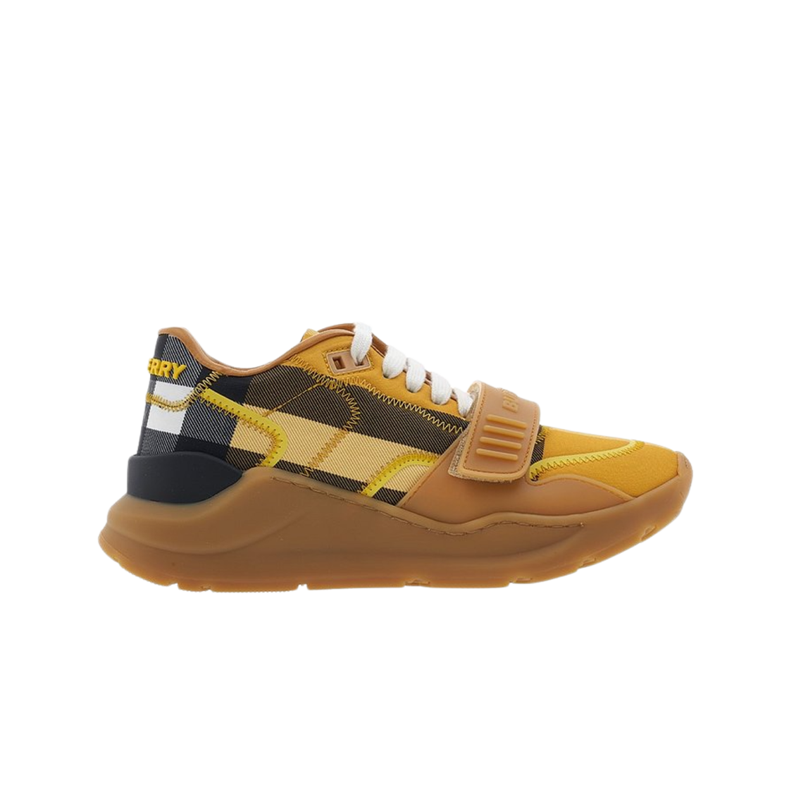 (W) 버버리 램지 스니커즈 브라이트 옐로우((W) Burberry Ramsey Sneakers Bright Yellow) - 1