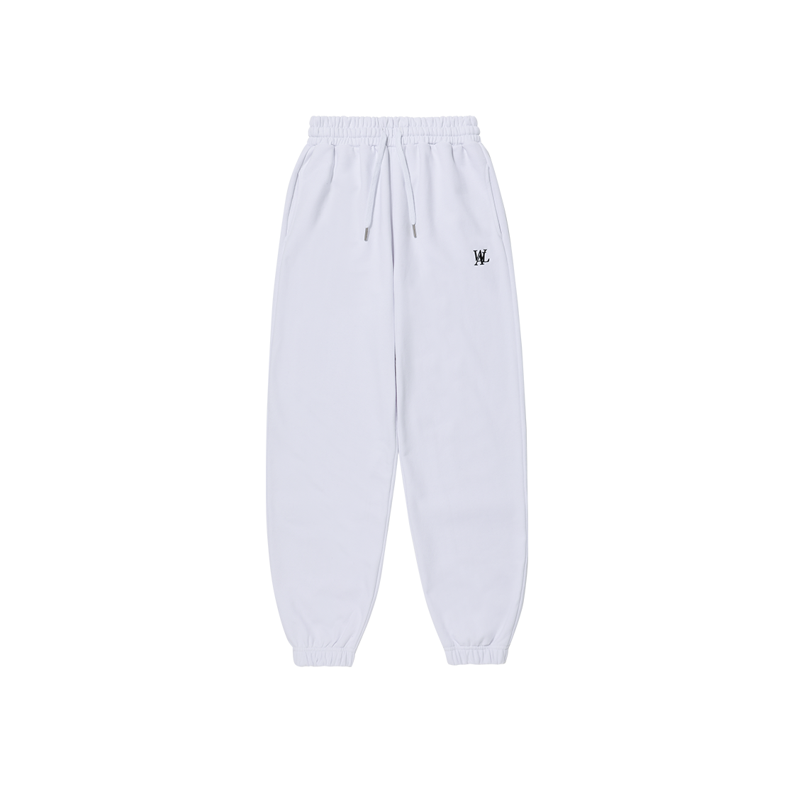 パンツ WOOALONG Signature jogger pants WHITE WL230JLP01UWHT WOOALONG/ウアロン』Signature jogger pants/ブランドロゴ