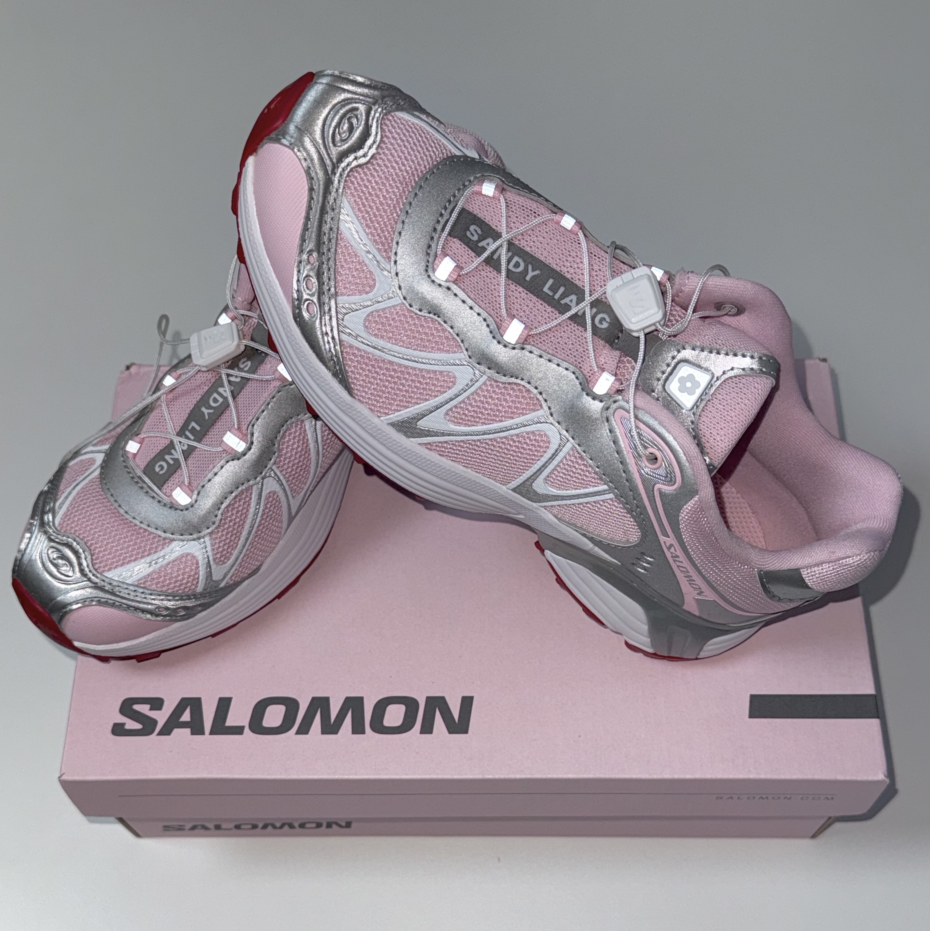 Salomon x Sandy Liang XT-Whisper Fairy Tale Silver 착용 스타일