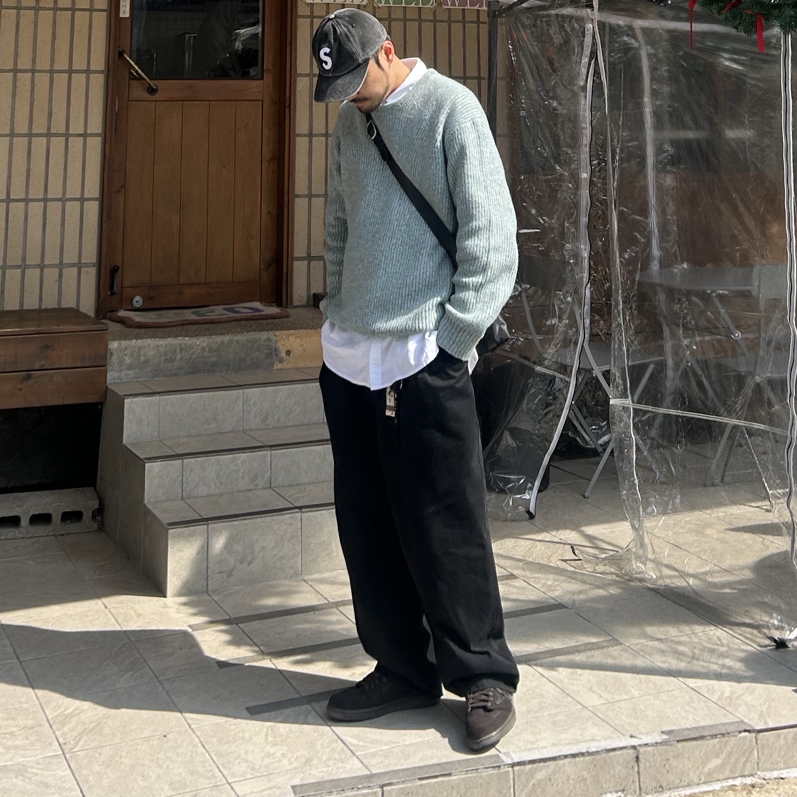 Supreme Pigment S Logo 6-Panel Black - 24FW, Human Made Striped Web Belt Olive Drab 착용 스타일