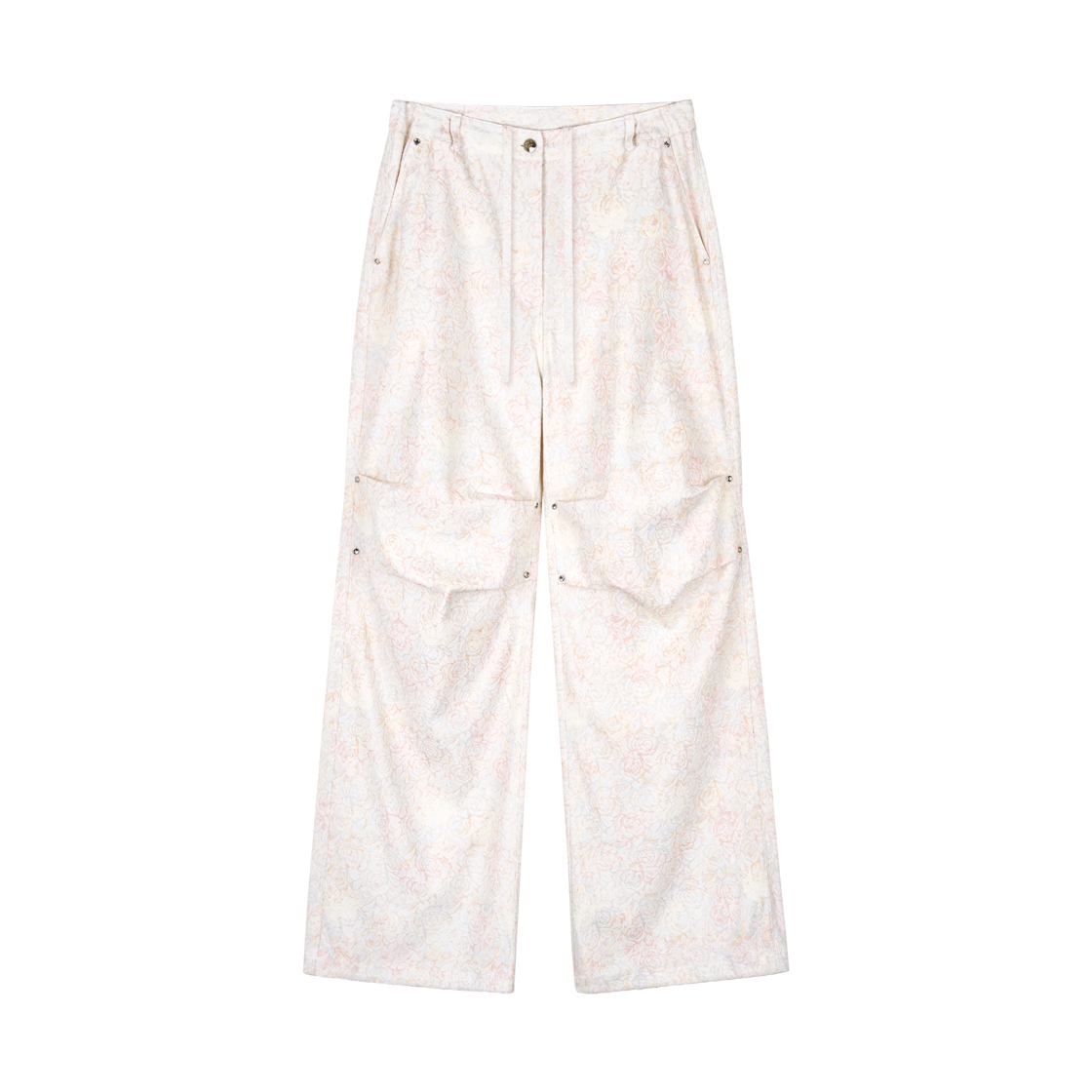 김미더영 잼 스터디드 플라워 팬츠 핑크(GIMMETHEYOUNG G_gem Studded Flower Pants Pink)