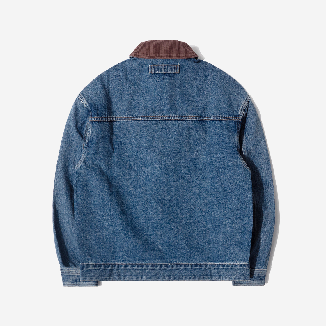 큐티에잇 가먼츠 데님 플라켓 트러커 자켓 블루(QT8 GARMENTS Denim Placket Trucker Jacket Blue) - 2