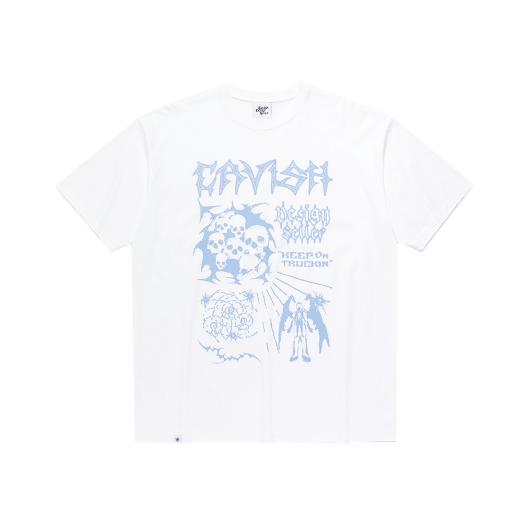 CAVISH ♥ SOL SS TEE/追跡付 카비시 쏠 숏슬리브 티셔츠 화이트 | CAVISH | KREAM