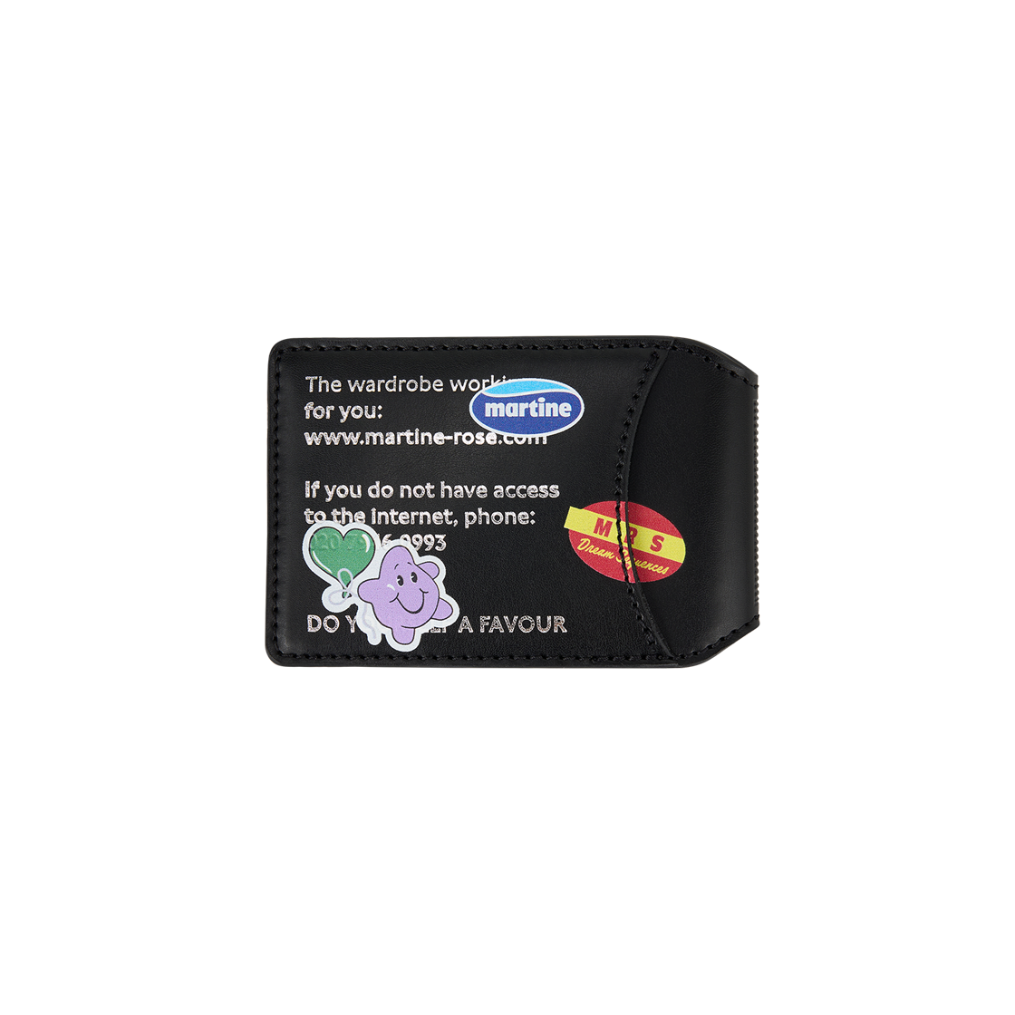 마틴 로즈 오이스터 카드 월렛 블랙 - 25SS(Martine Rose Oyster Card Wallet Black - 25SS) - 2