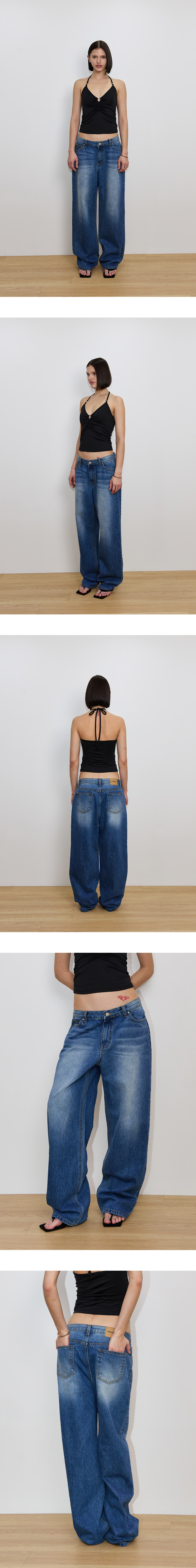 투머치택스 로우 라이즈 루즈핏 진 블루 | TOOMUCHTAX | KREAM 투머치택스 로우 라이즈 루즈핏 진 블루 | TOOMUCHTAX | KREAM