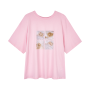 GIMMETHEYOUNG G_Love Cat T-shirt_L  Pink