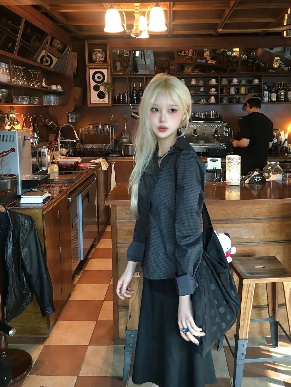 Miyhoo Wave Shirts 착용 스타일 - 2