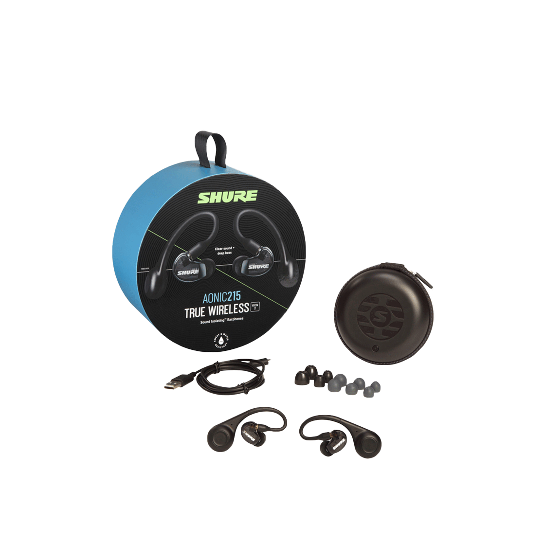 슈어 AONIC 215 TW2 블랙 (삼아사운드 정식 발매 제품)(Shure AONIC 215 TW2 Black (SAMA SOUND Ver.)) - 2