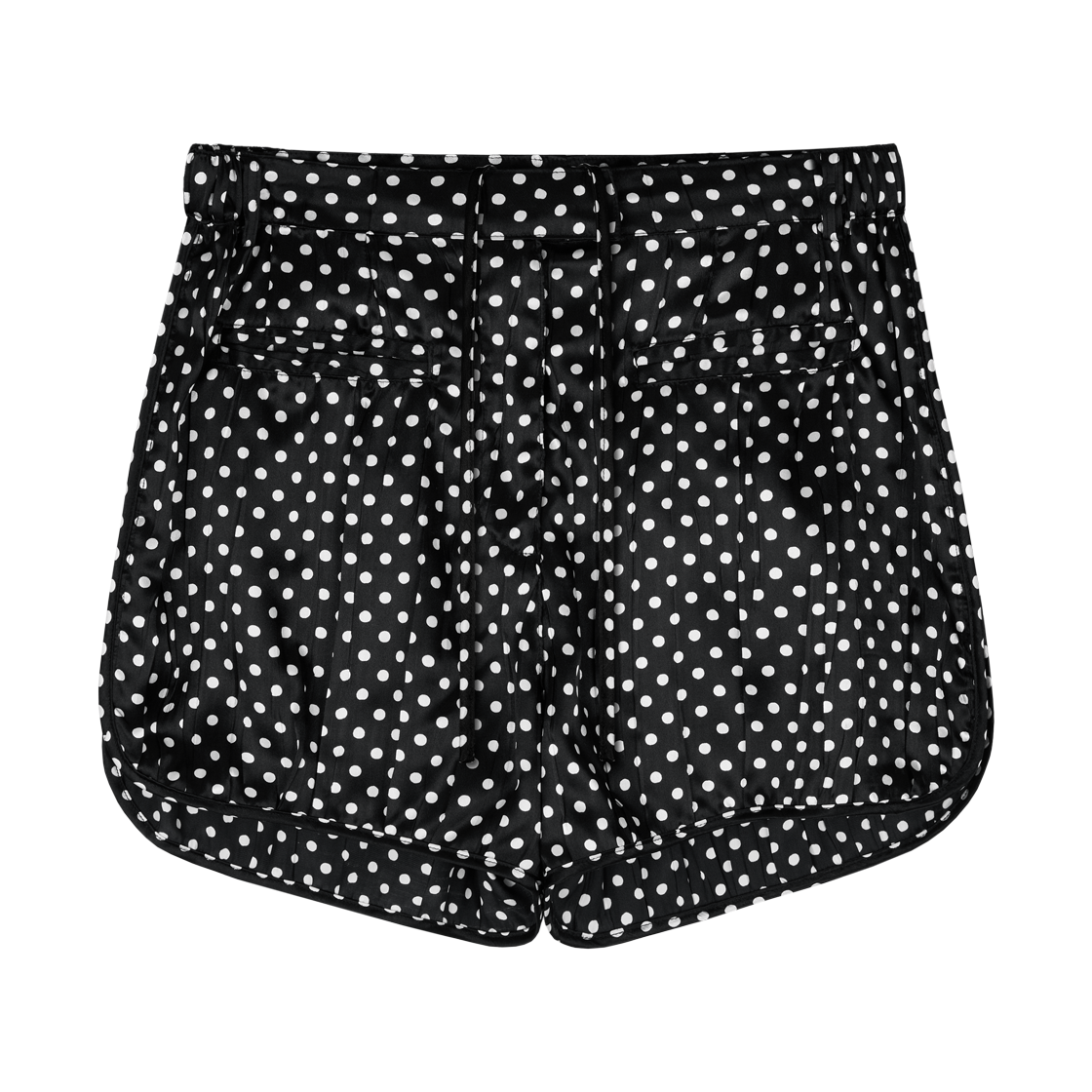 김미더영 실키 도트 셔링 쇼츠 블랙(GIMMETHEYOUNG G_silky Dot Shirring Shorts Black)