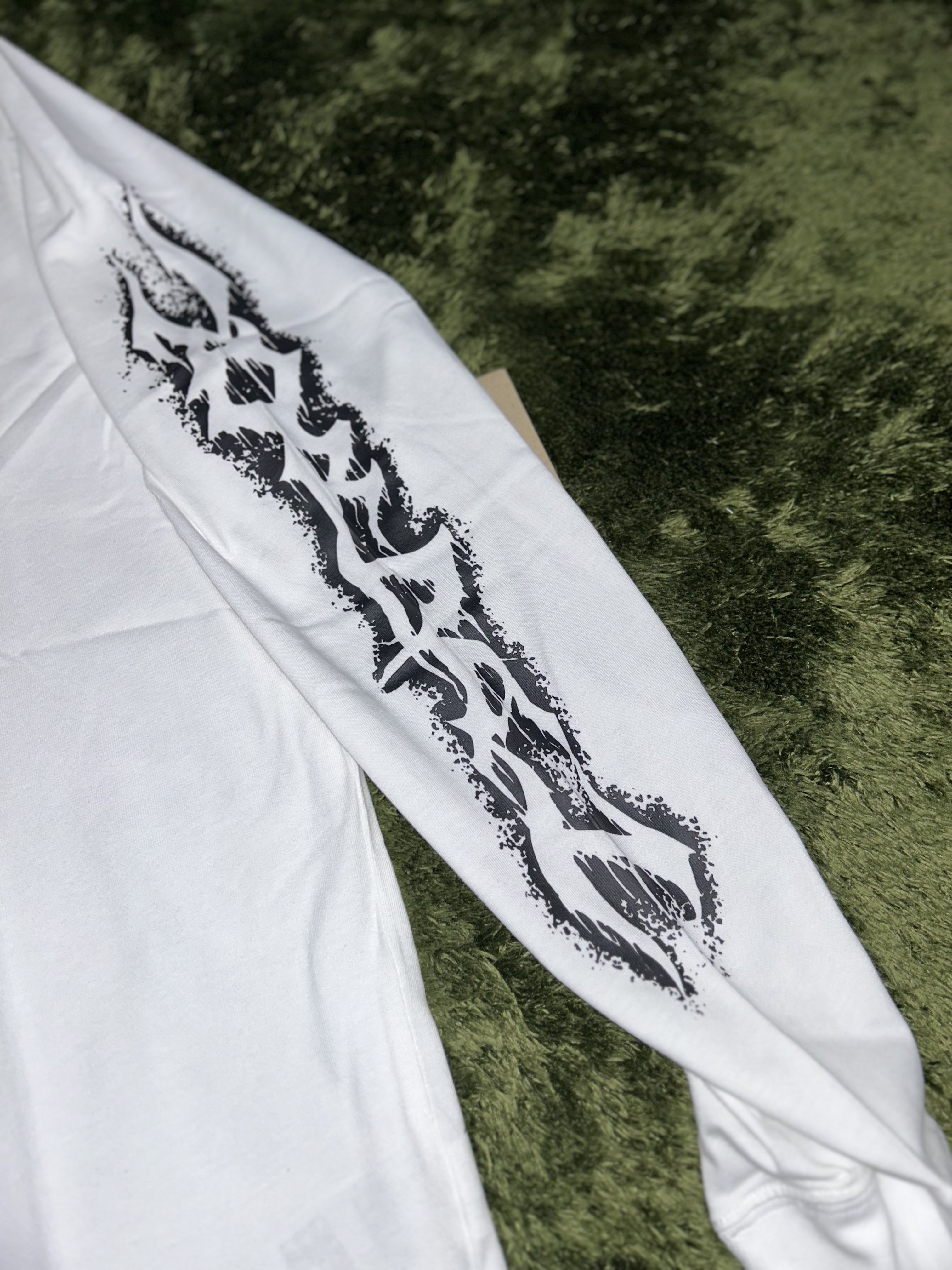 Jordan Dri-FIT Sport Graphic Long-Sleeve T-Shirt White - Asia 착용 스타일 - 3