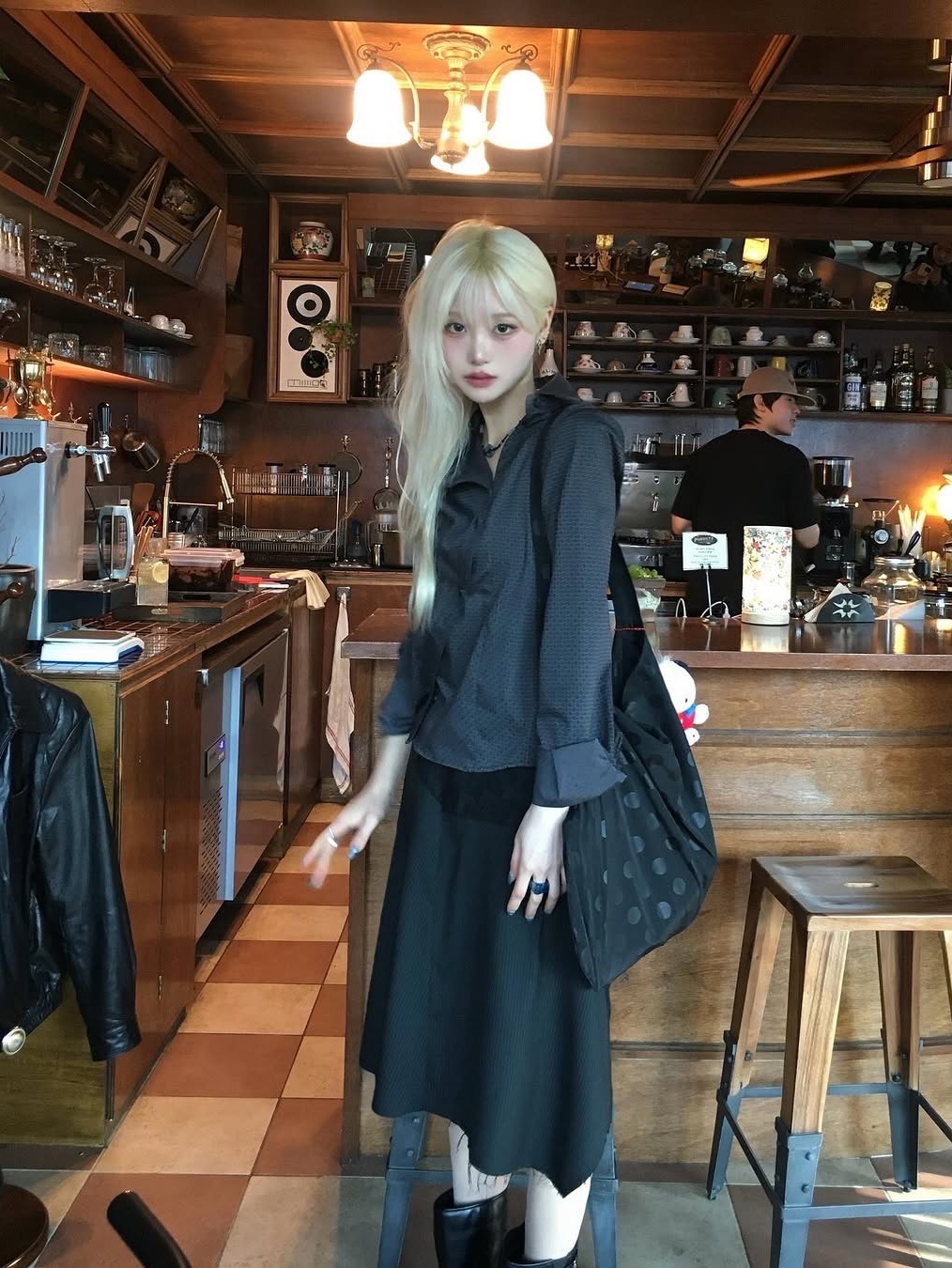 Miyhoo Wave Shirts 착용 스타일 - 2