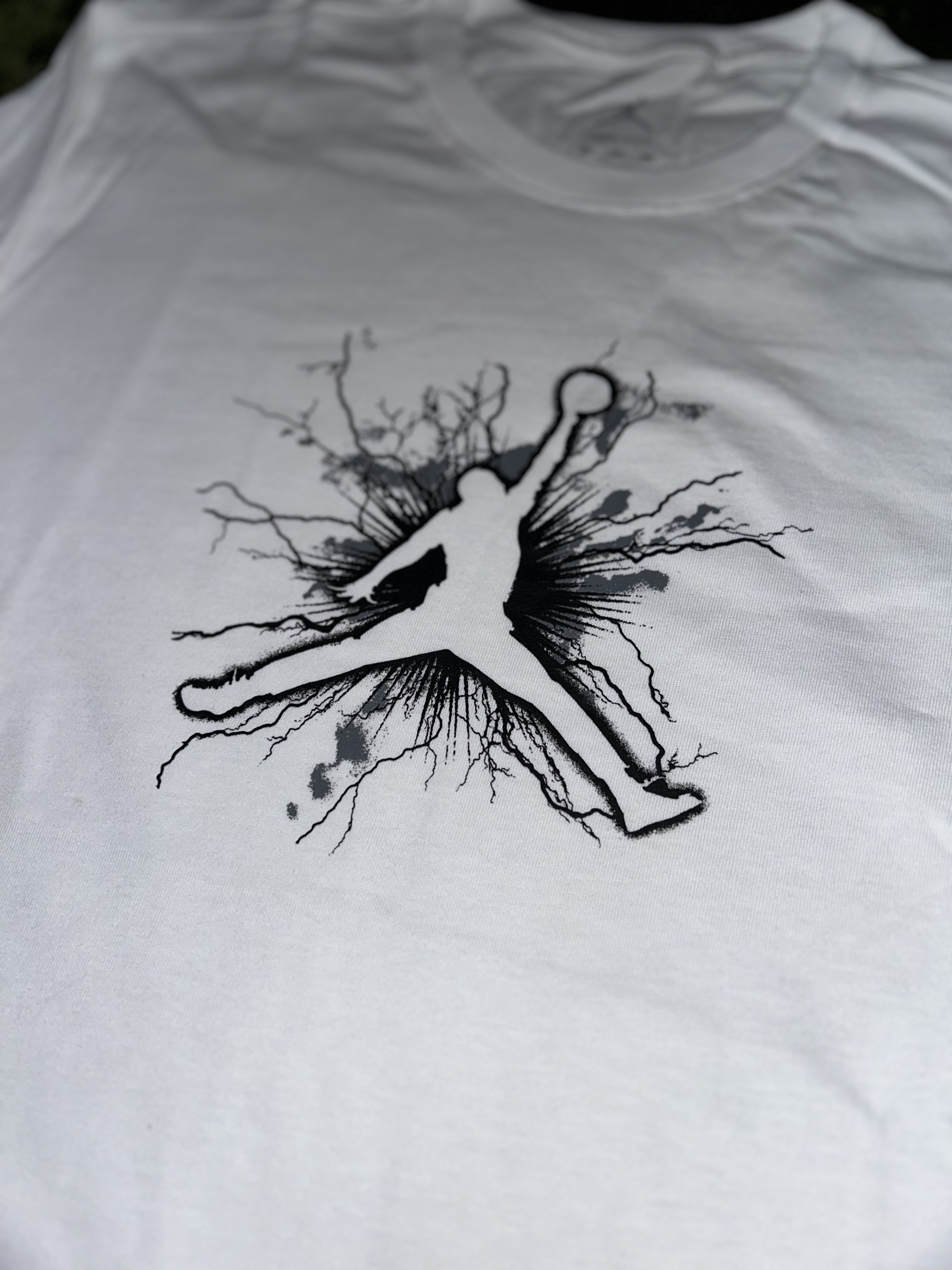 Jordan Dri-FIT Sport Graphic Long-Sleeve T-Shirt White - Asia 착용 스타일 - 1